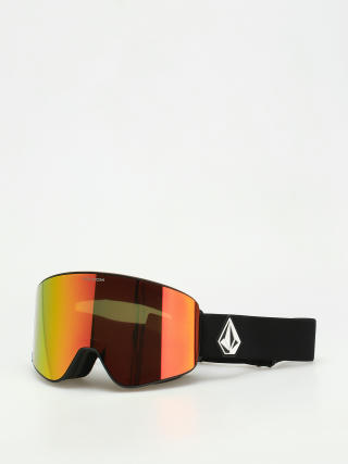 Volcom Odyssey Snowboard szemüveg (matte black/red chrome+bl yellow)