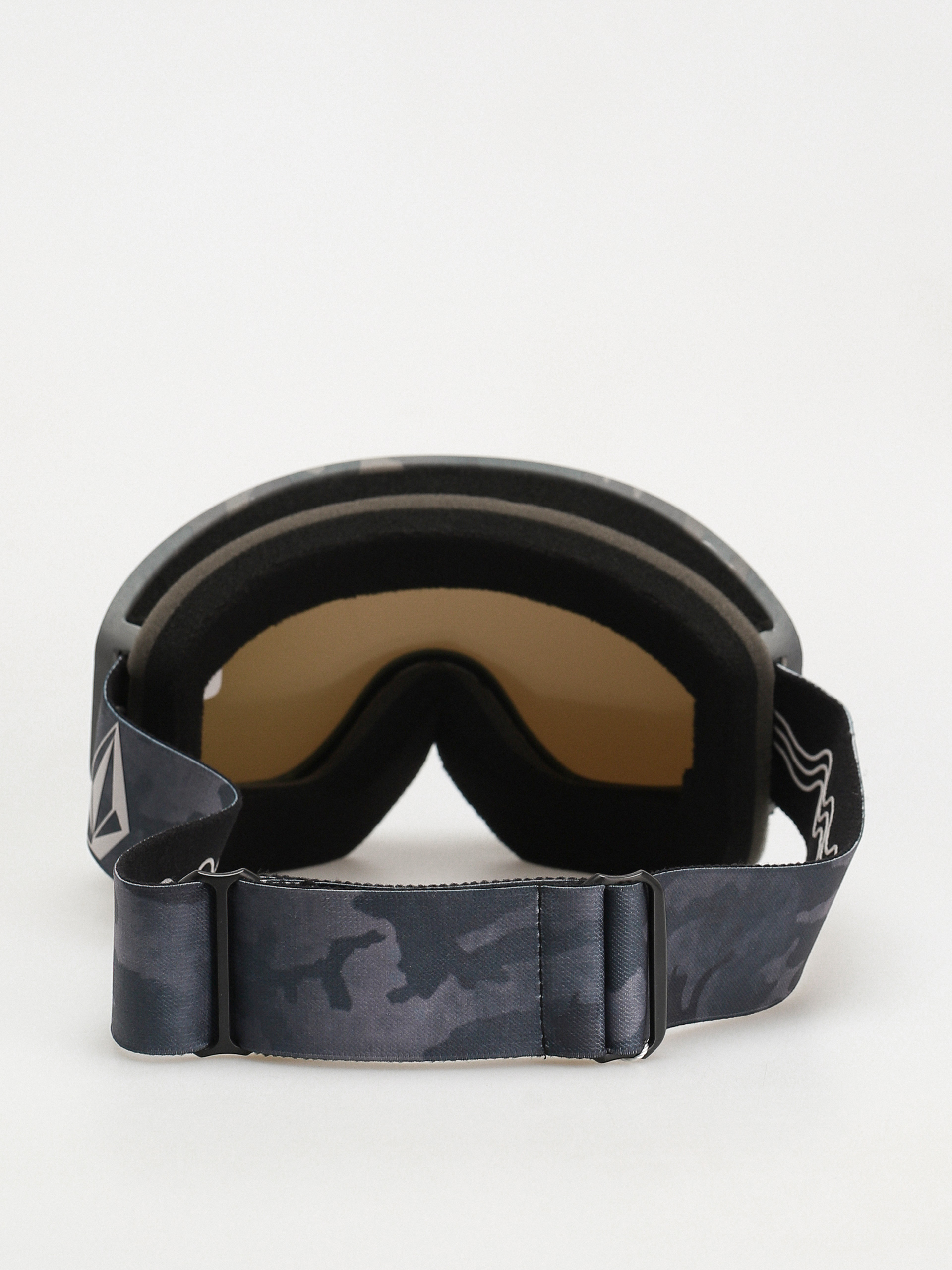 Volcom Footprints Snowboard szemüveg (cloudwash camo/silver chrome+bl yellow)