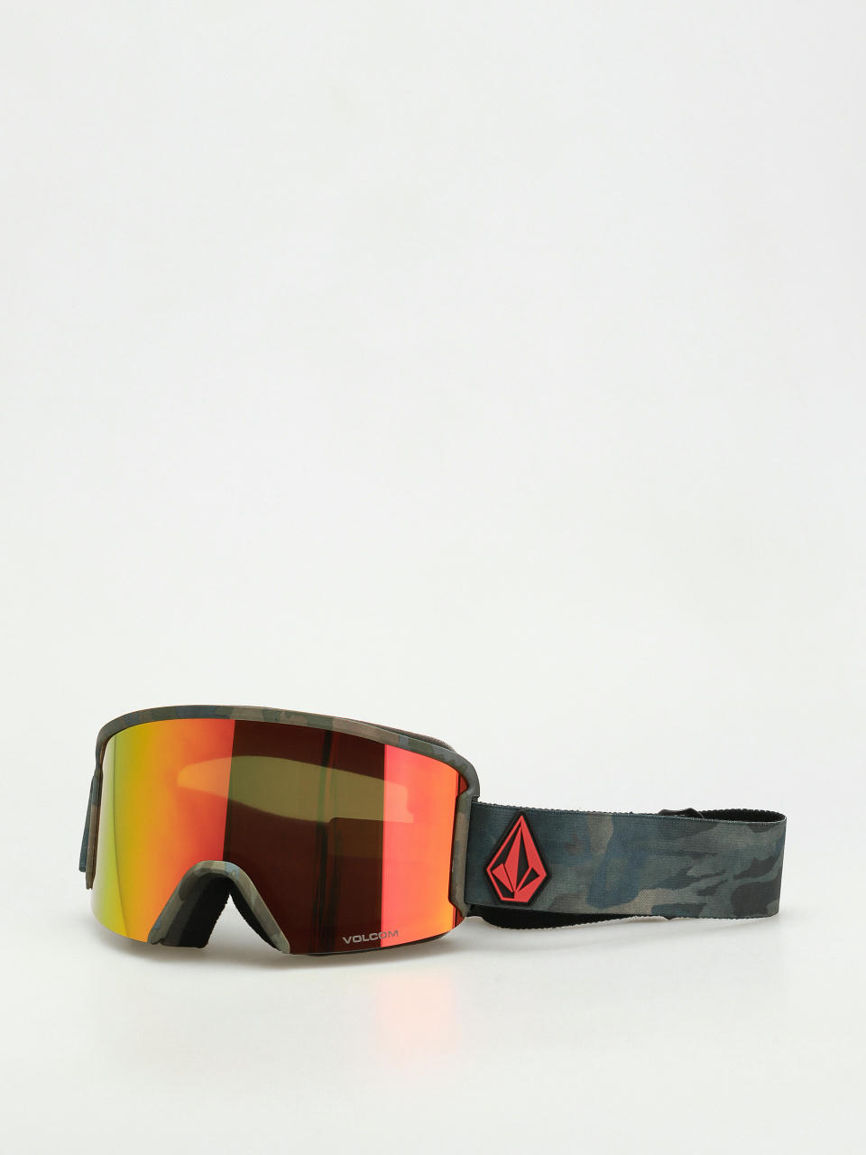 Volcom Garden Snowboard szemüveg (cloudwash camo/red chrome+bl yellow)