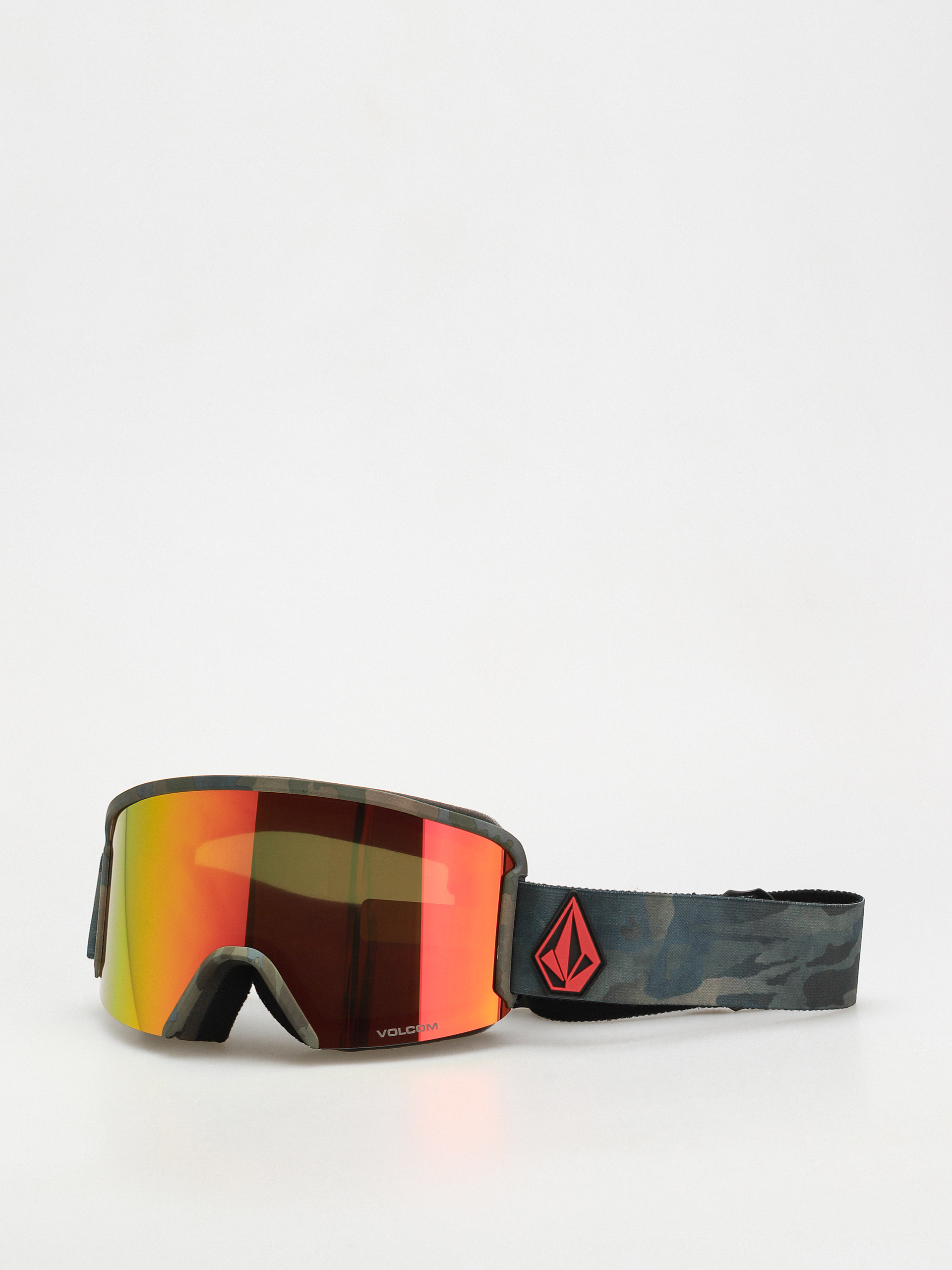 Volcom Garden Snowboard szemüveg (cloudwash camo/red chrome+bl yellow)