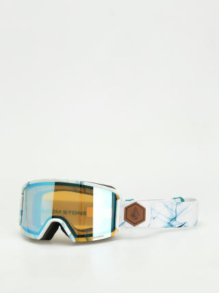 Volcom Garden Snowboard szemüveg (white ice/ice chrome+bl dark grey)