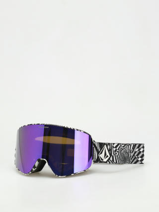 Volcom Odyssey Snowboard szemüveg (op art/purple/purple chrome+bl yellow)
