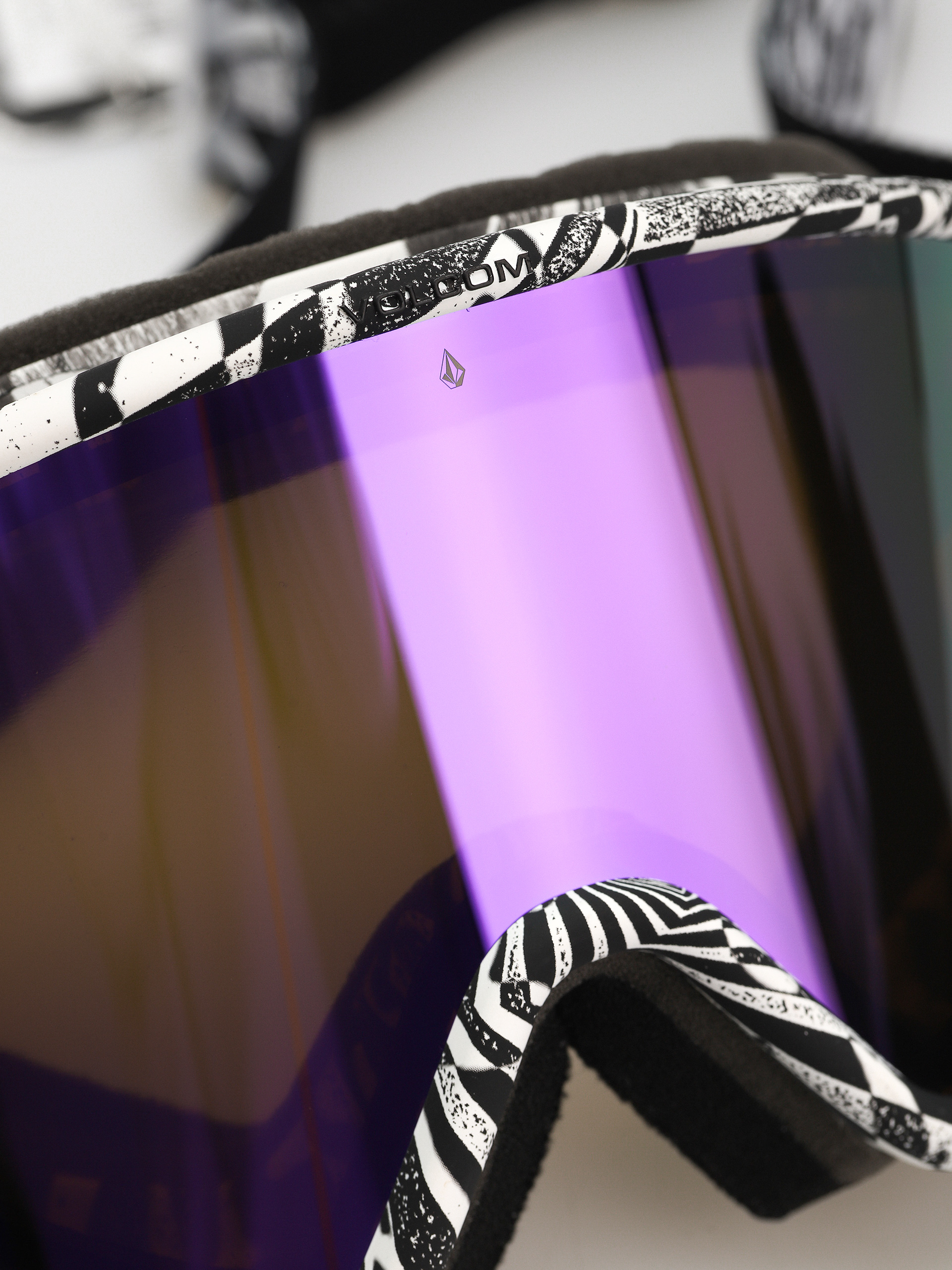 Volcom Yae Snowboard szemüveg (op art/purple chrome+bl yellow)