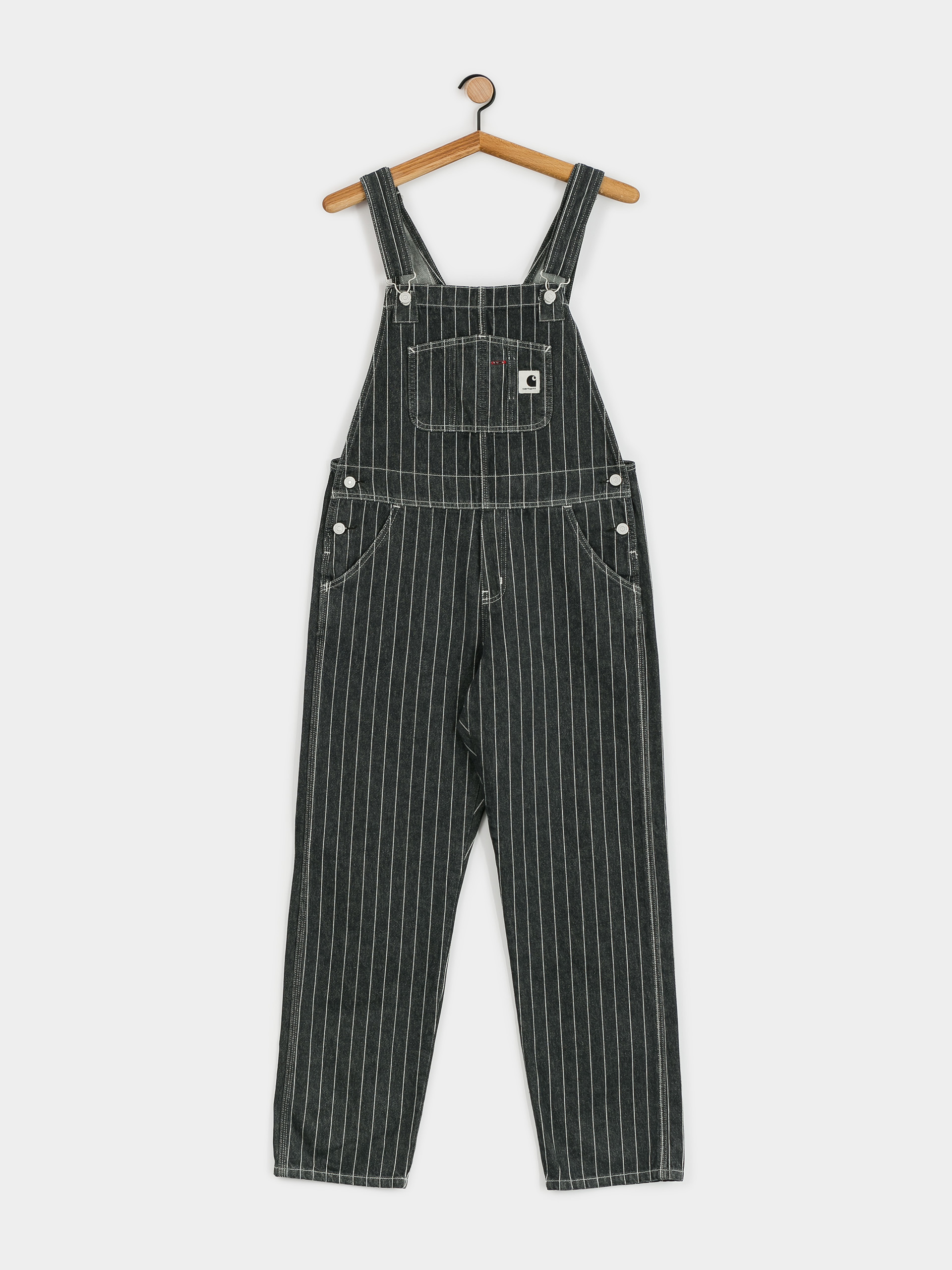 Carhartt WIP Orlean Bib Kisnadrág Wmn (orlean stripe/black/white)