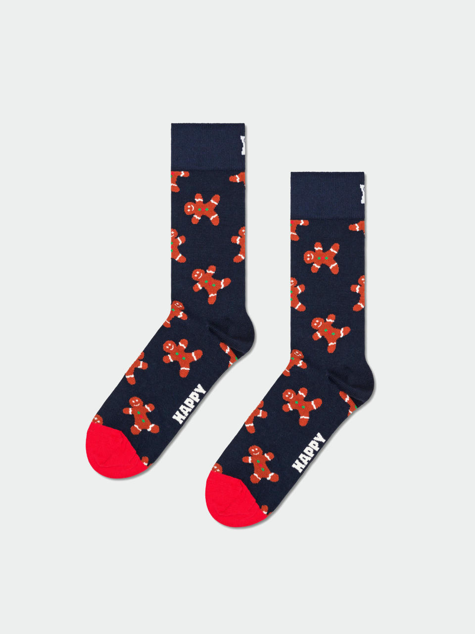 Happy Socks Holiday Singles Gingerbread Zokni (navy)