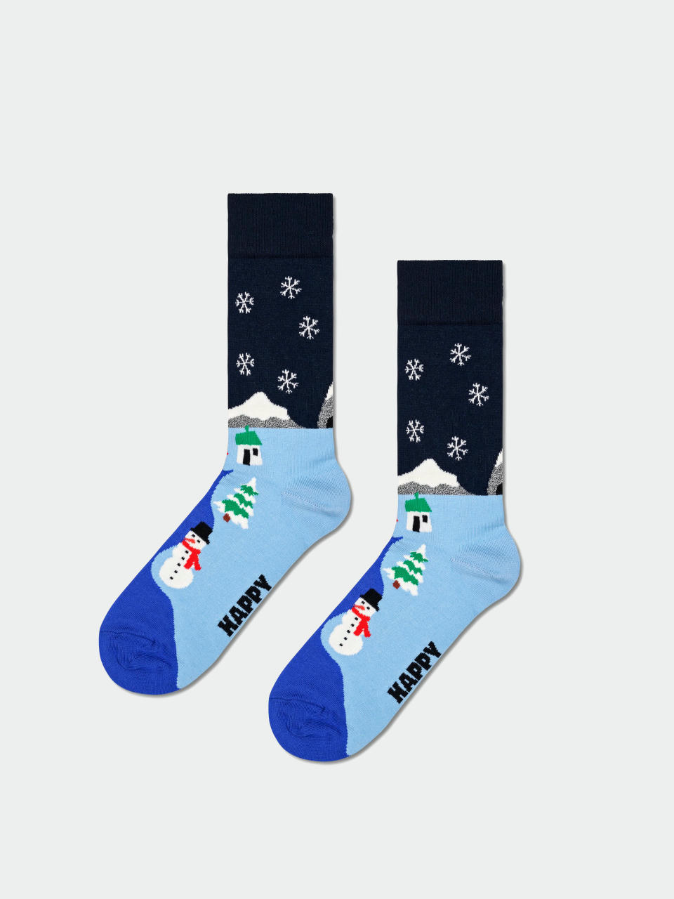 Happy Socks The Little House On The Snowland Zokni (navy)