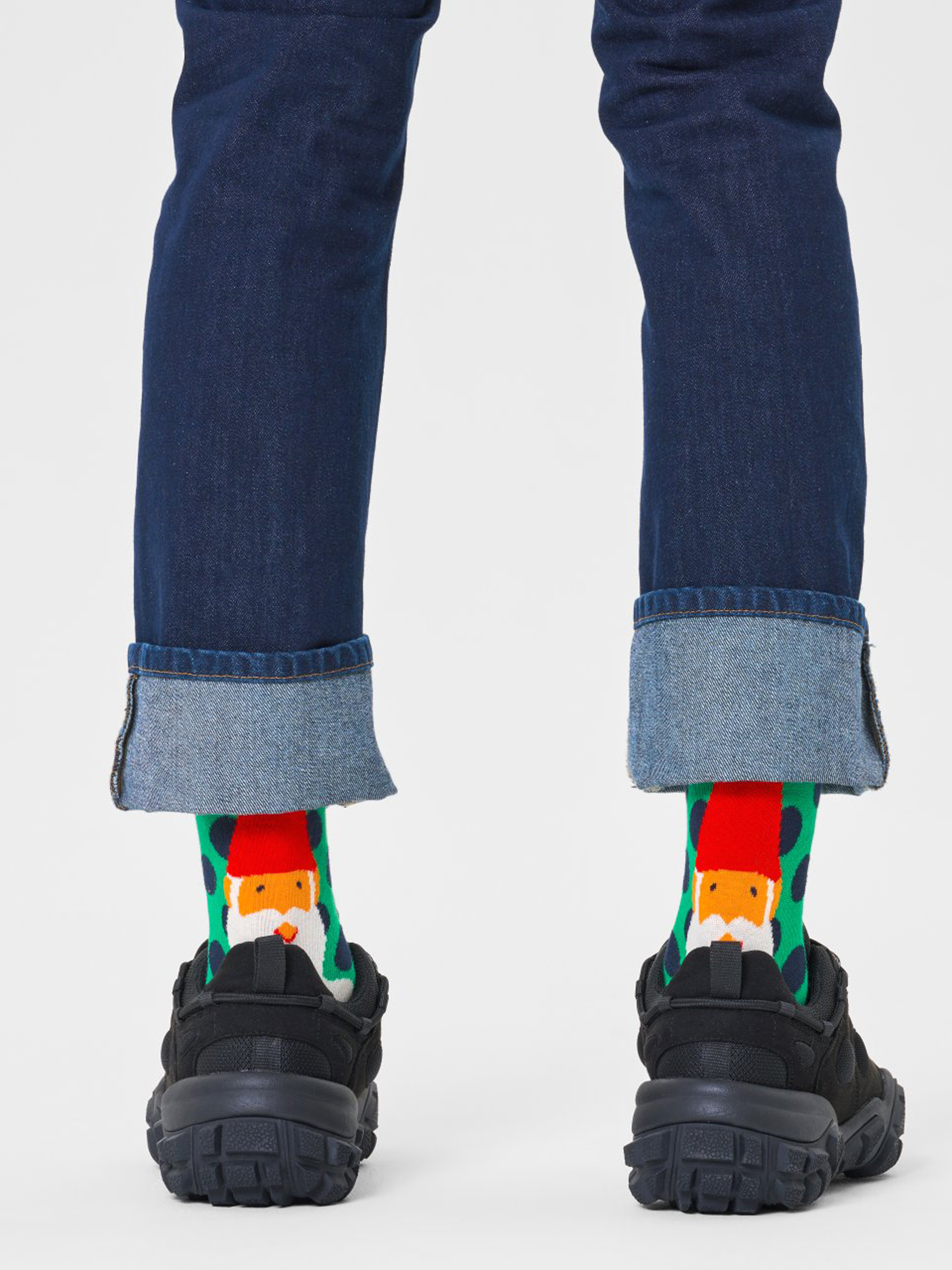 Happy Socks Santa's Beard Zokni (green)