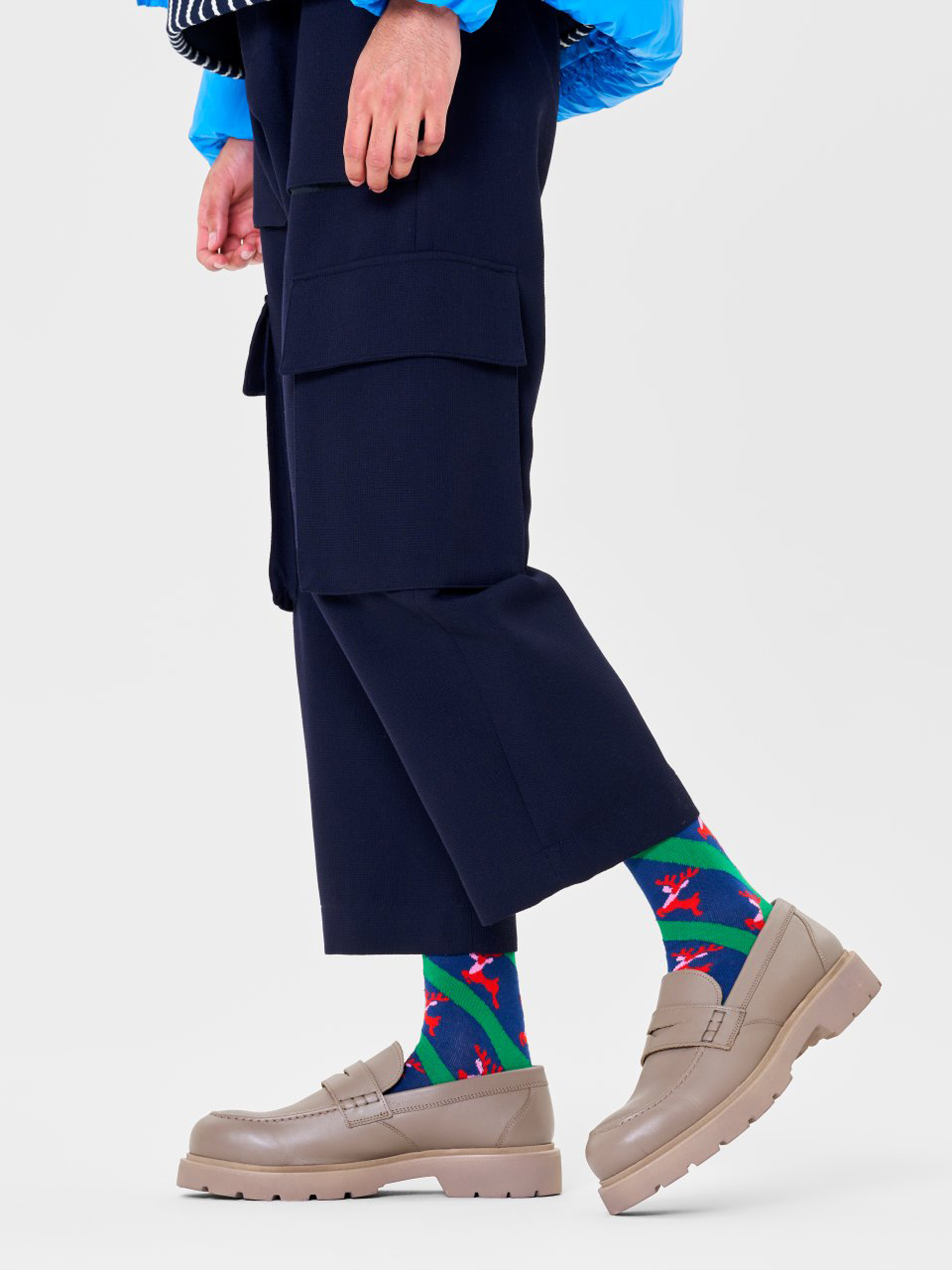 Happy Socks Reindeer Zokni (navy)