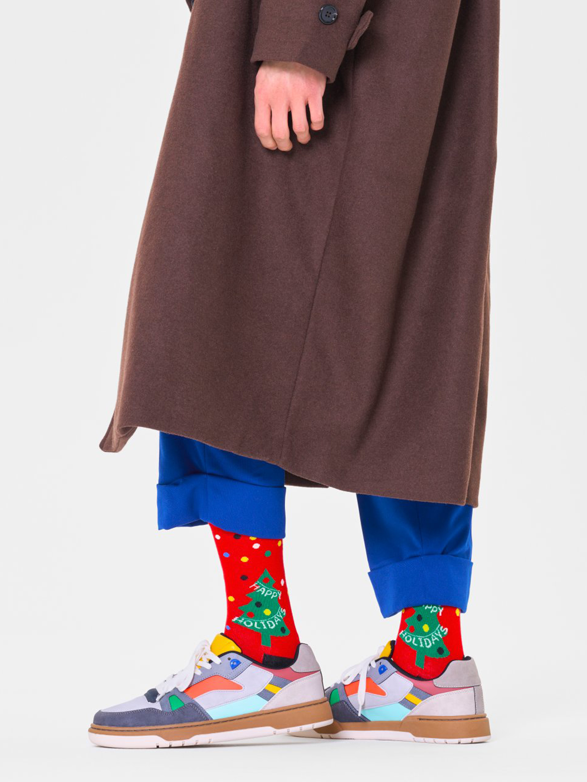 Happy Socks Happy Holidays Zokni (red)