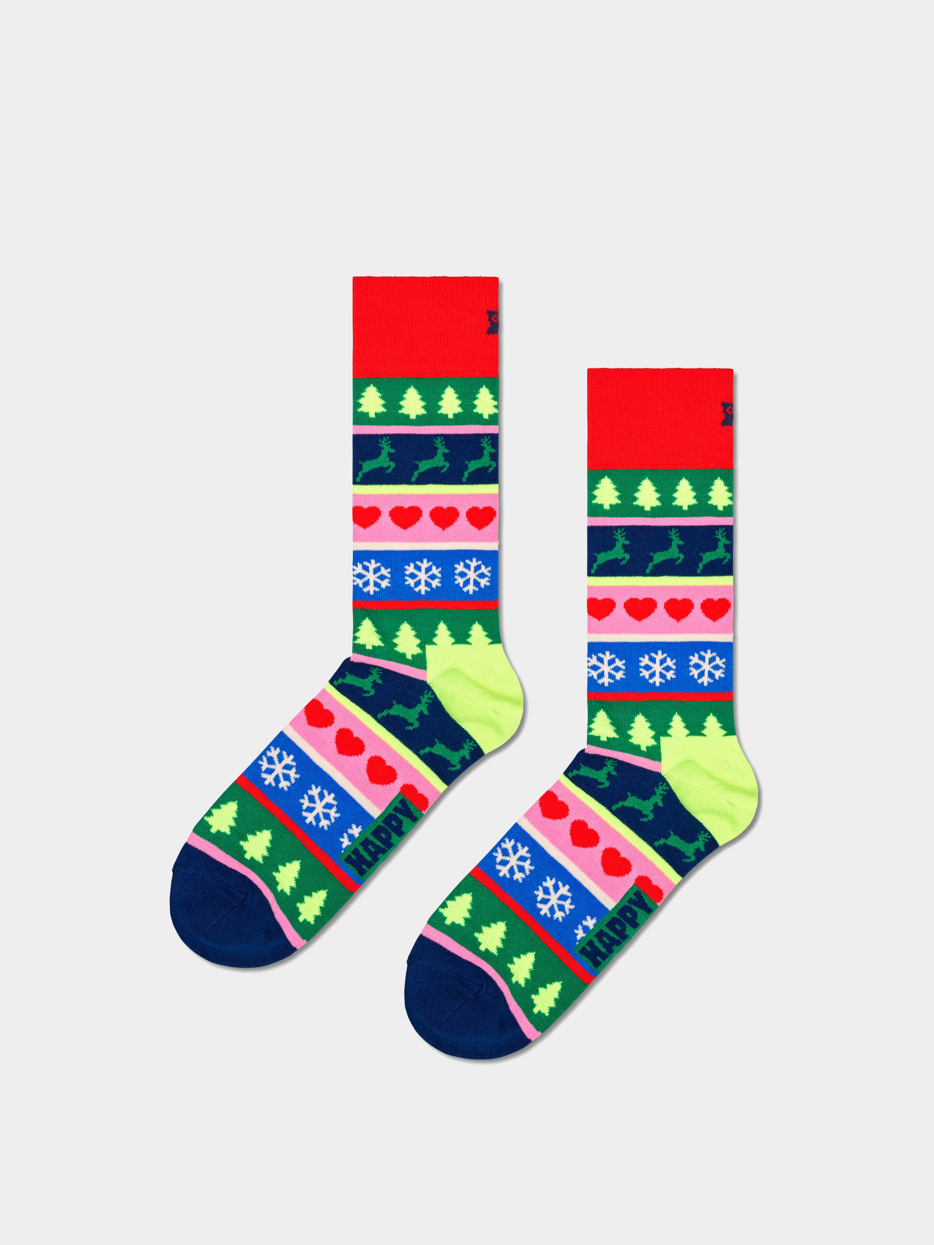 Happy Socks 3 Pack X Mas Sweaters Gift Set Zokni (red)