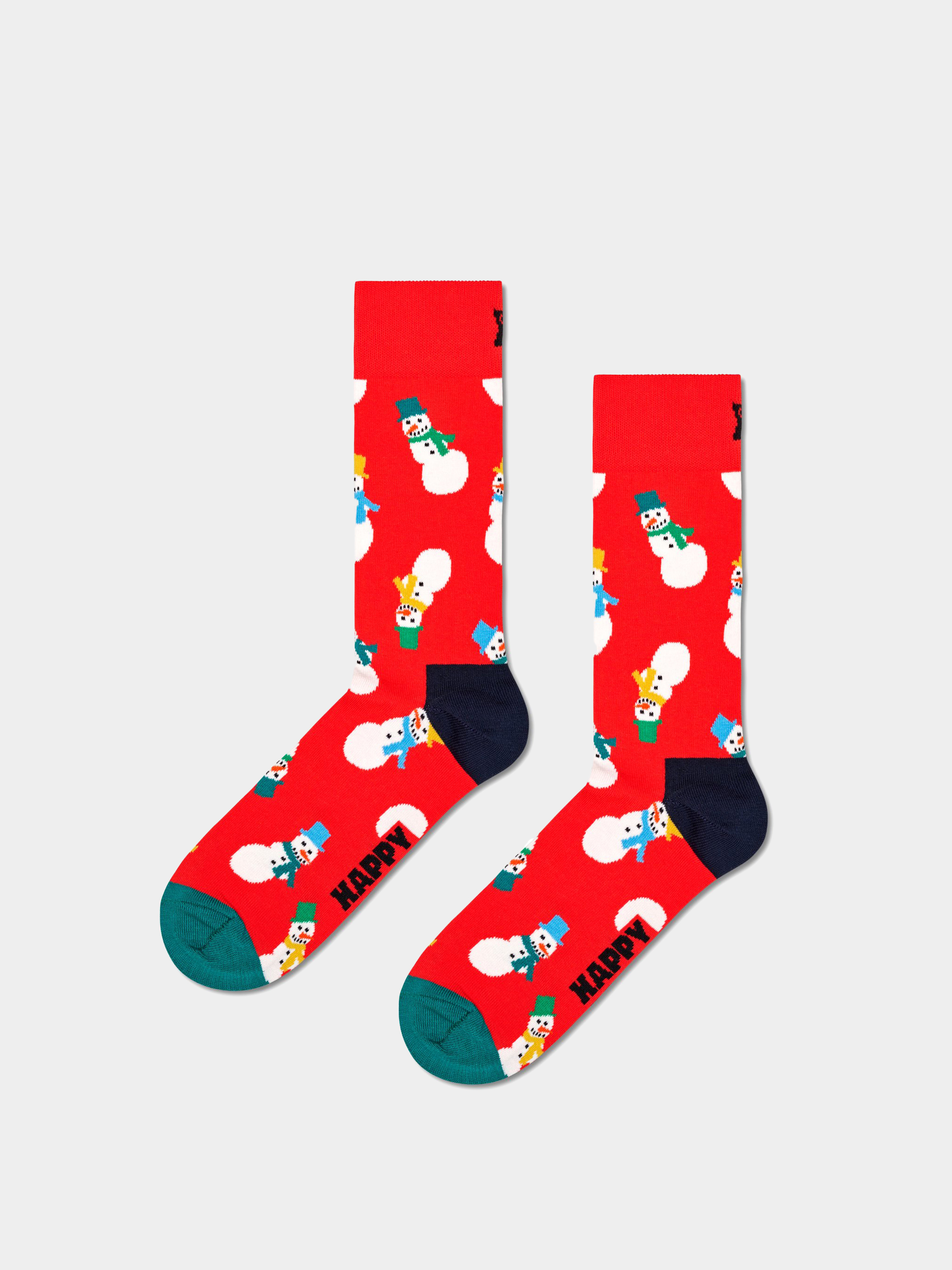 Happy Socks 3 Pack Snowmans Gift Set Zokni (navy)