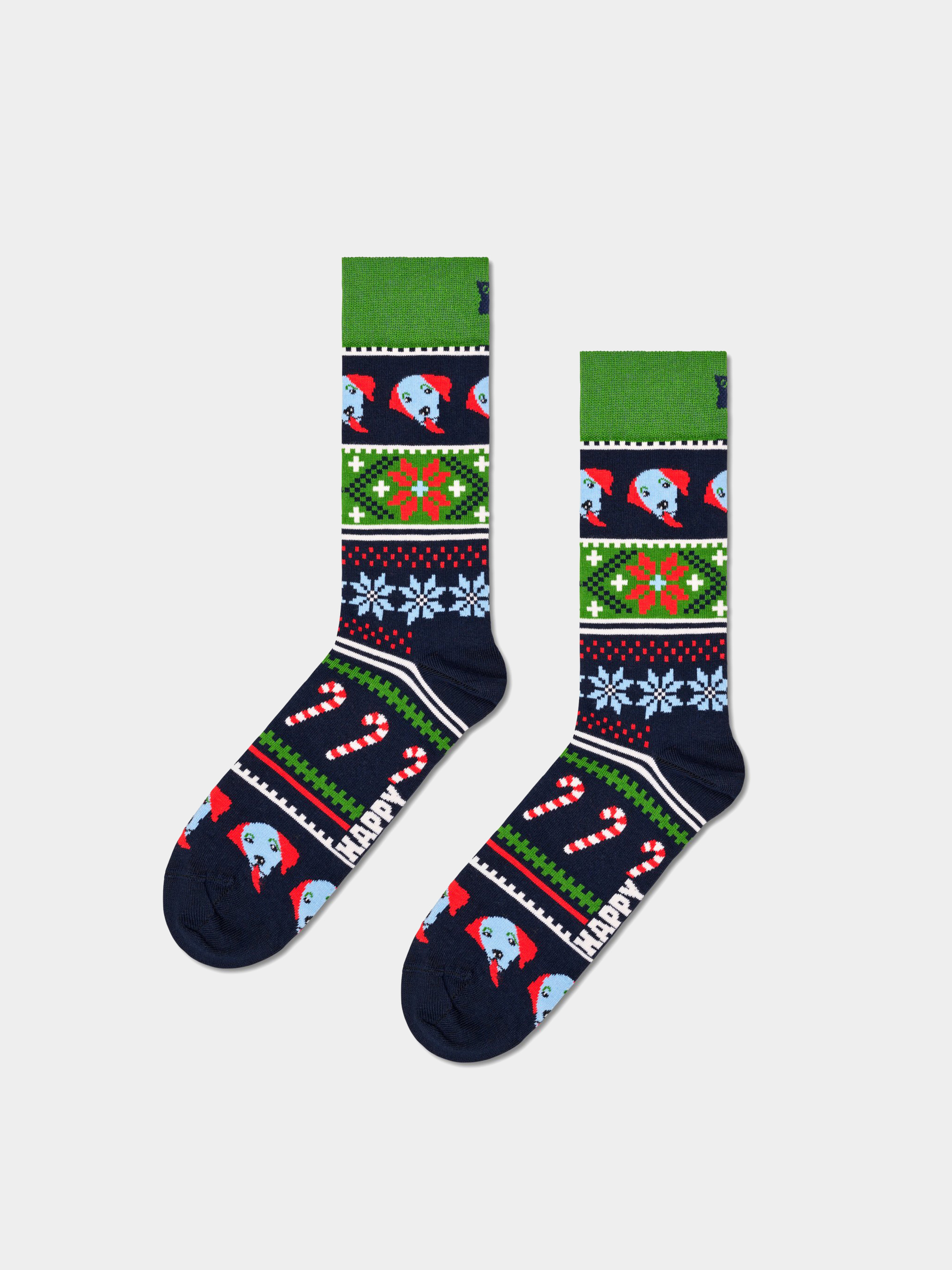 Happy Socks 4 Pack Gingerbreads Gift Set Zokni (navy)