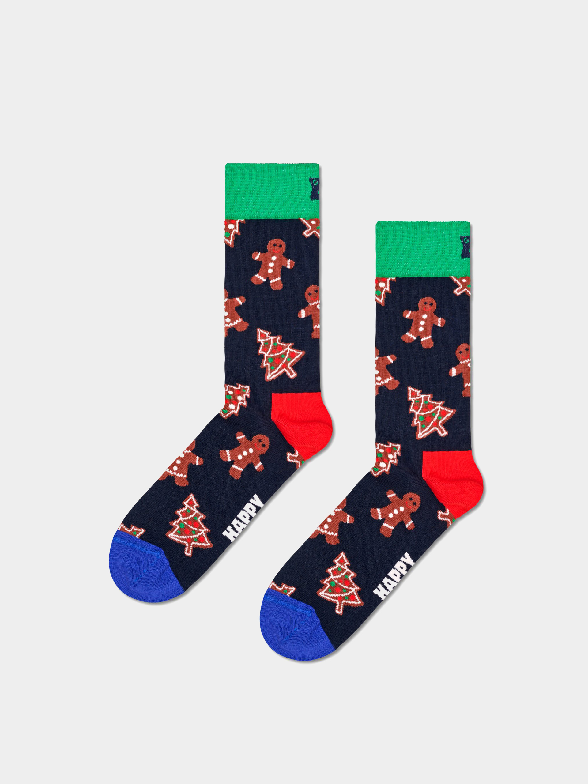 Happy Socks 4 Pack Gingerbreads Gift Set Zokni (navy)