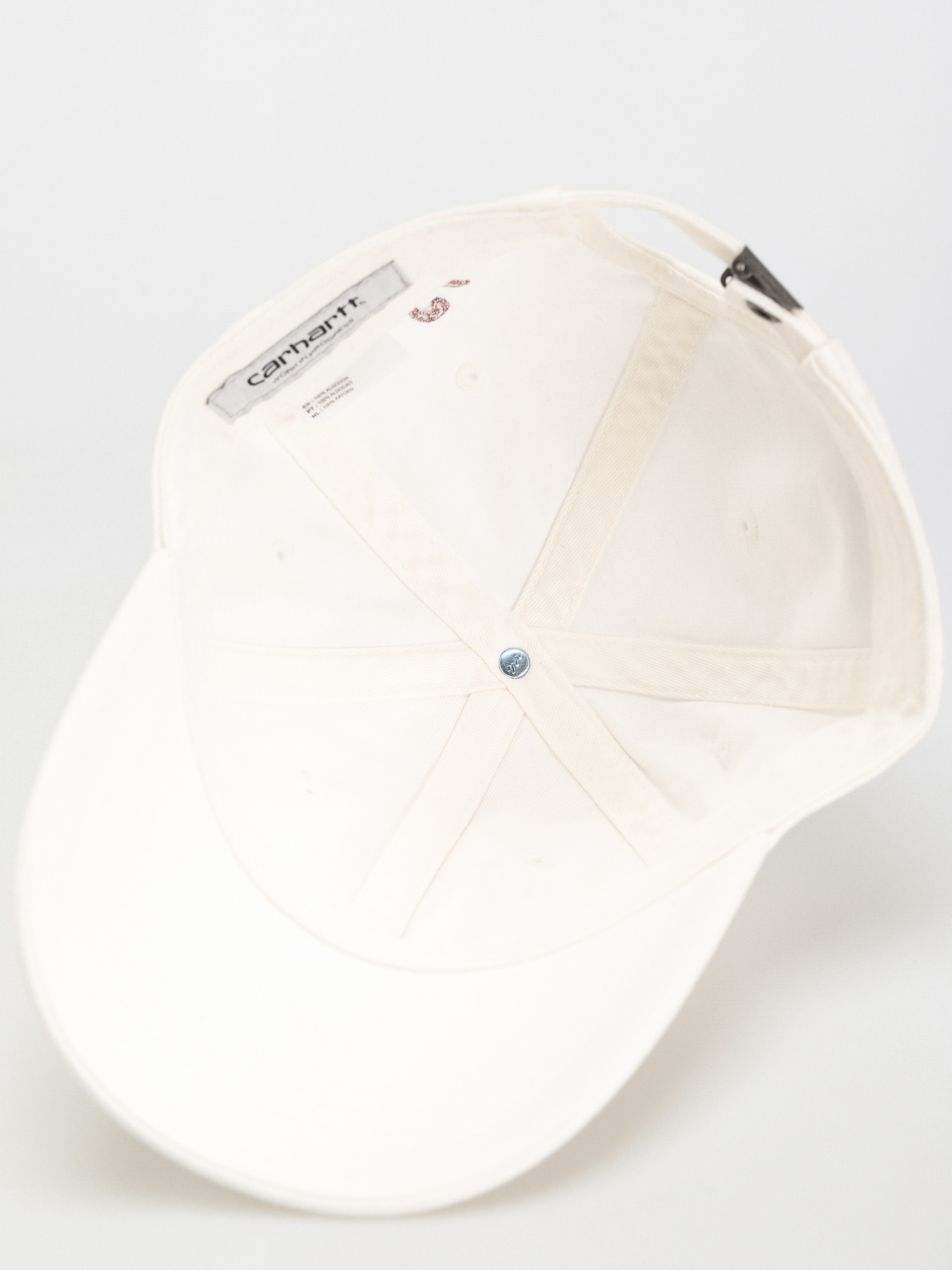 Carhartt WIP Safety Pin Baseball sapka (white/bordeaux)