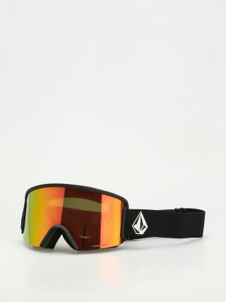 Volcom Garden Snowboard szemüveg (matte black/red chrome+bl yellow)