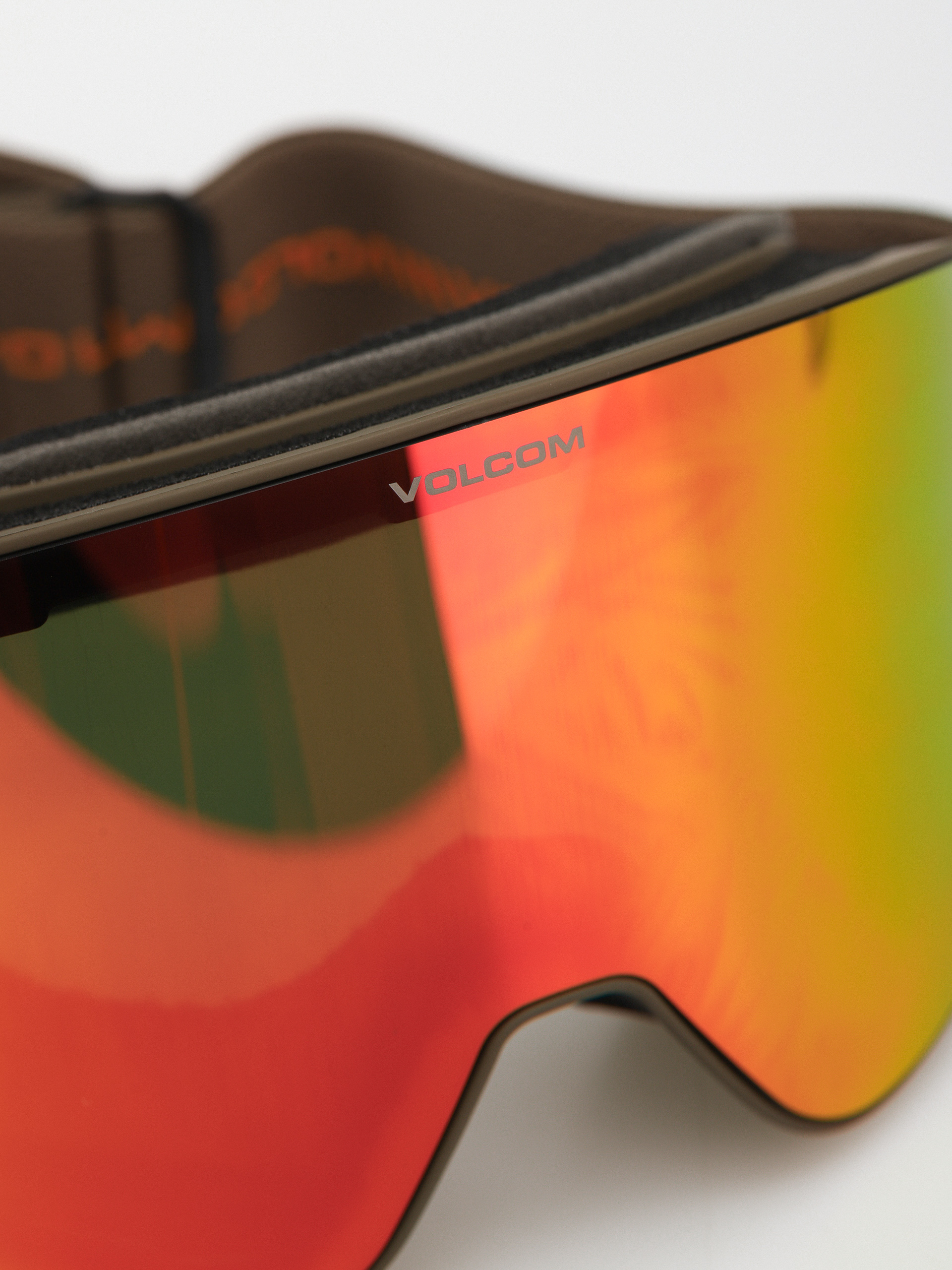 Volcom Odyssey Snowboard szemüveg (military/gold/red chrome+bl yellow)