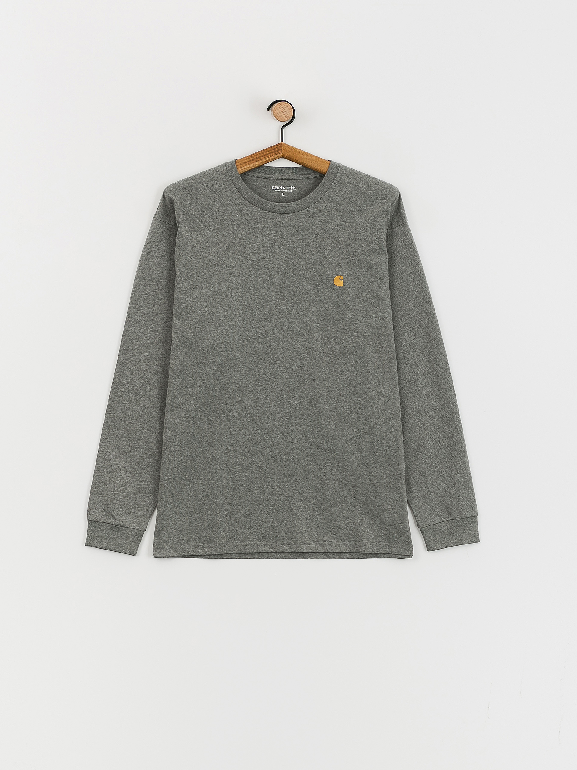 Carhartt WIP Chase Hosszú ujjú felső (dark grey heather/gold)