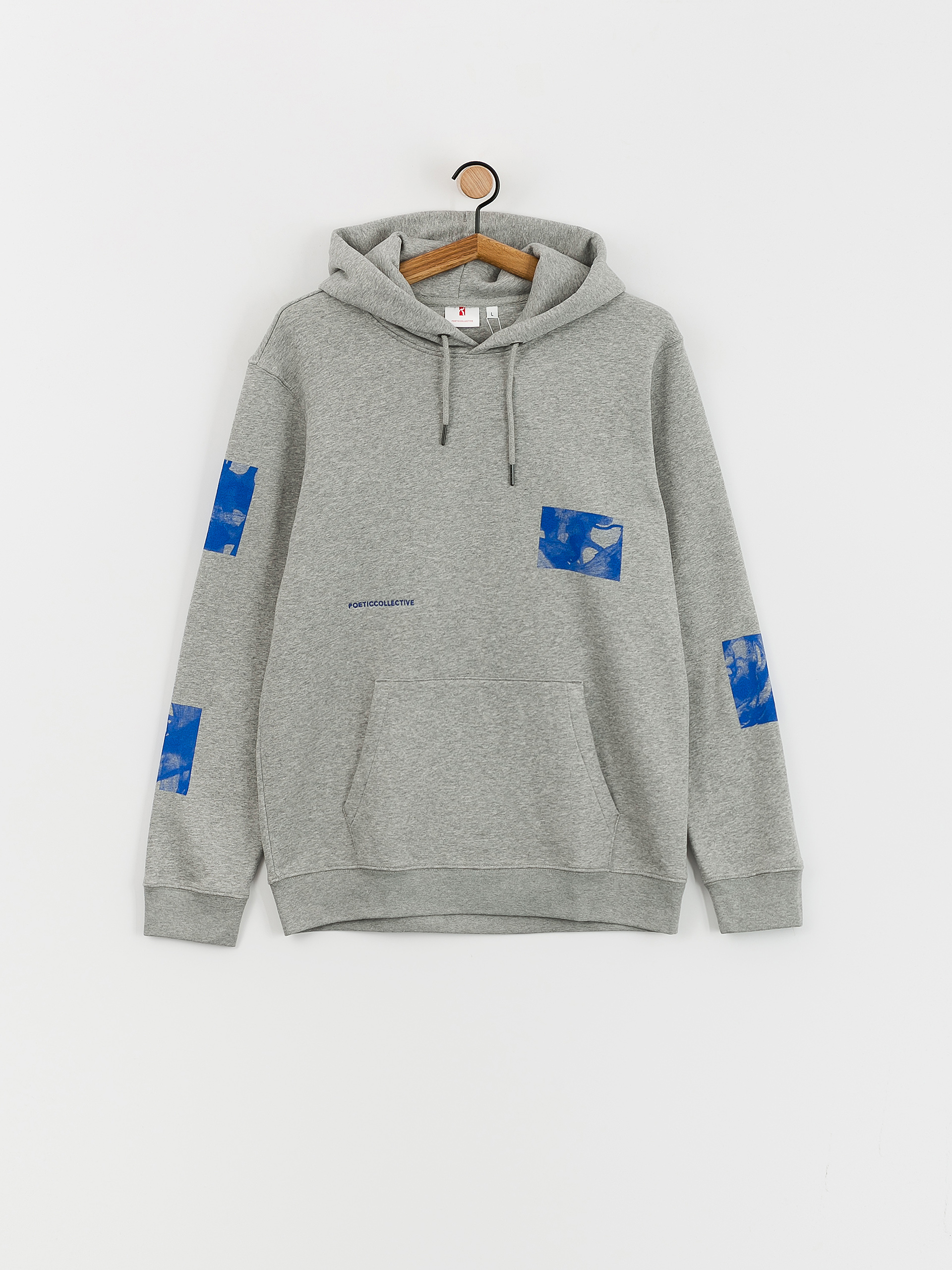 Poetic Collective Fluid HD Kapucnis pulóver (heather grey)