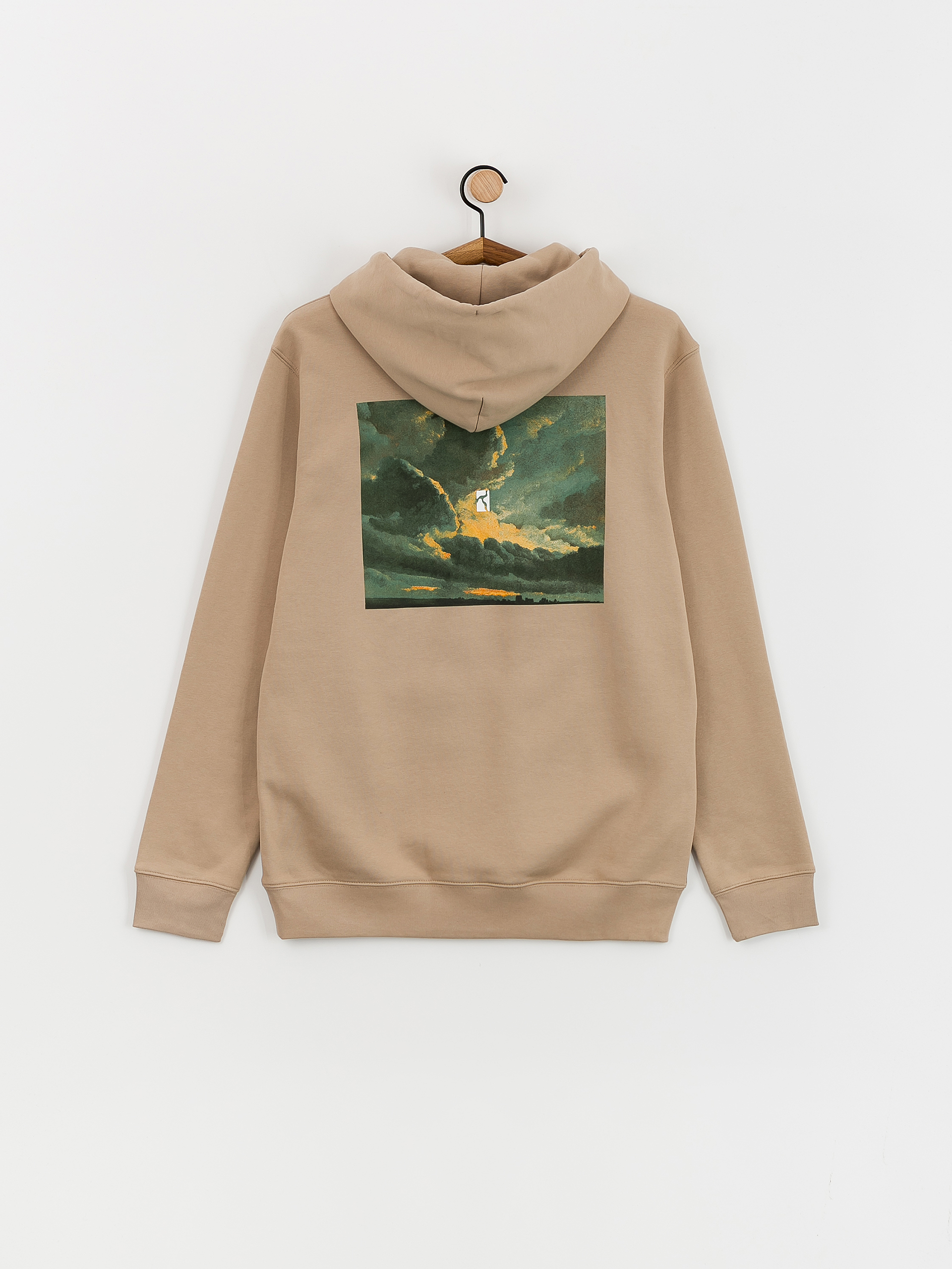 Poetic Collective Cloud HD Kapucnis pulóver (brown)