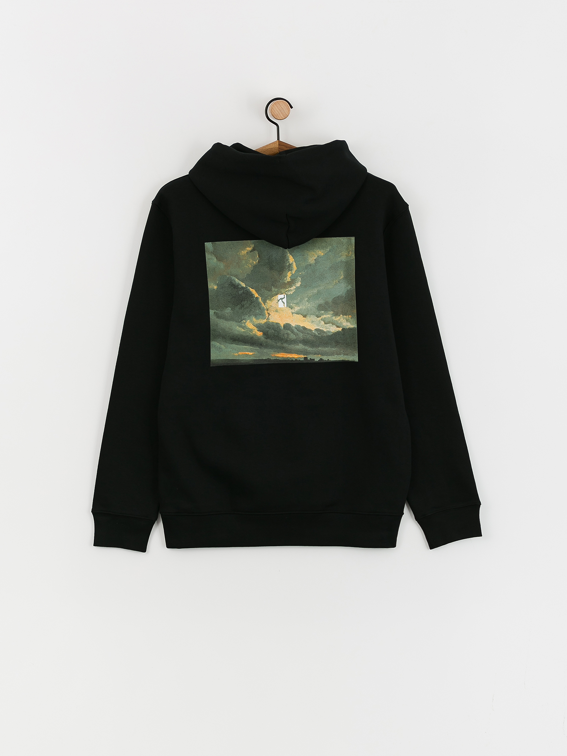 Poetic Collective Cloud HD Kapucnis pulóver (black)