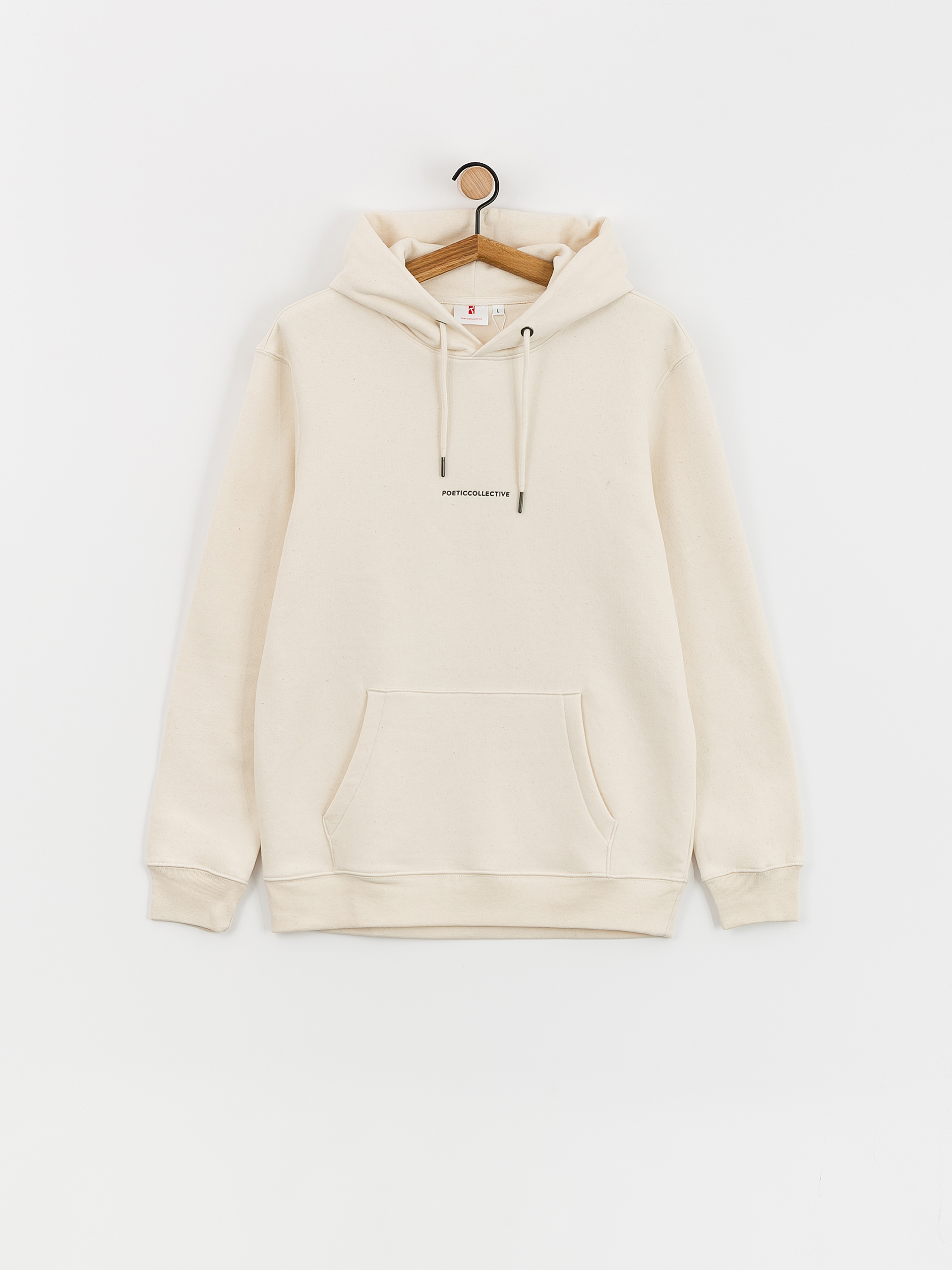 Poetic Collective Box HD Kapucnis pulóver (off white)