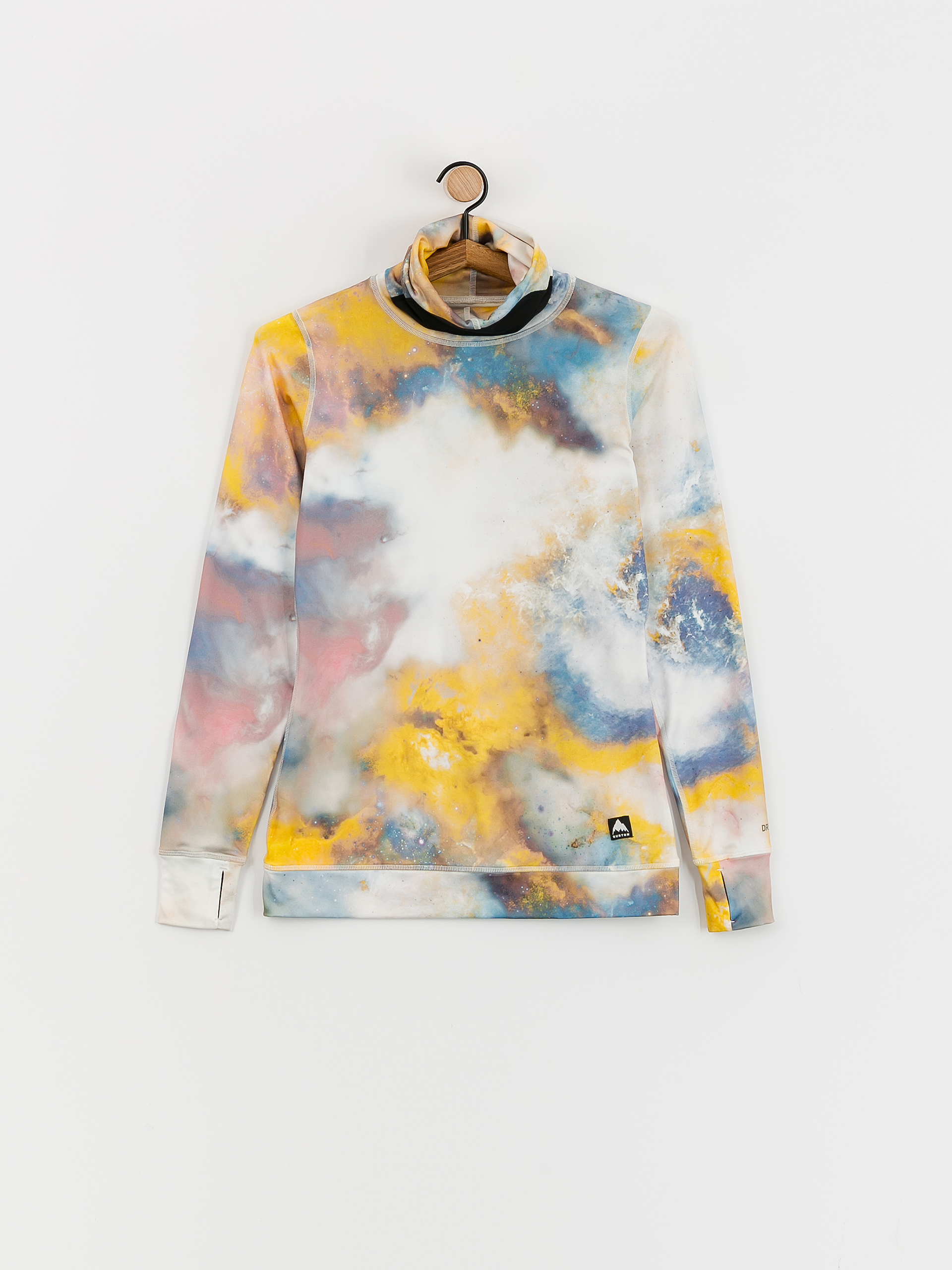 Női Burton Midweight Base Layer Long Neck Hosszú ujjú felső (stout white voyager)