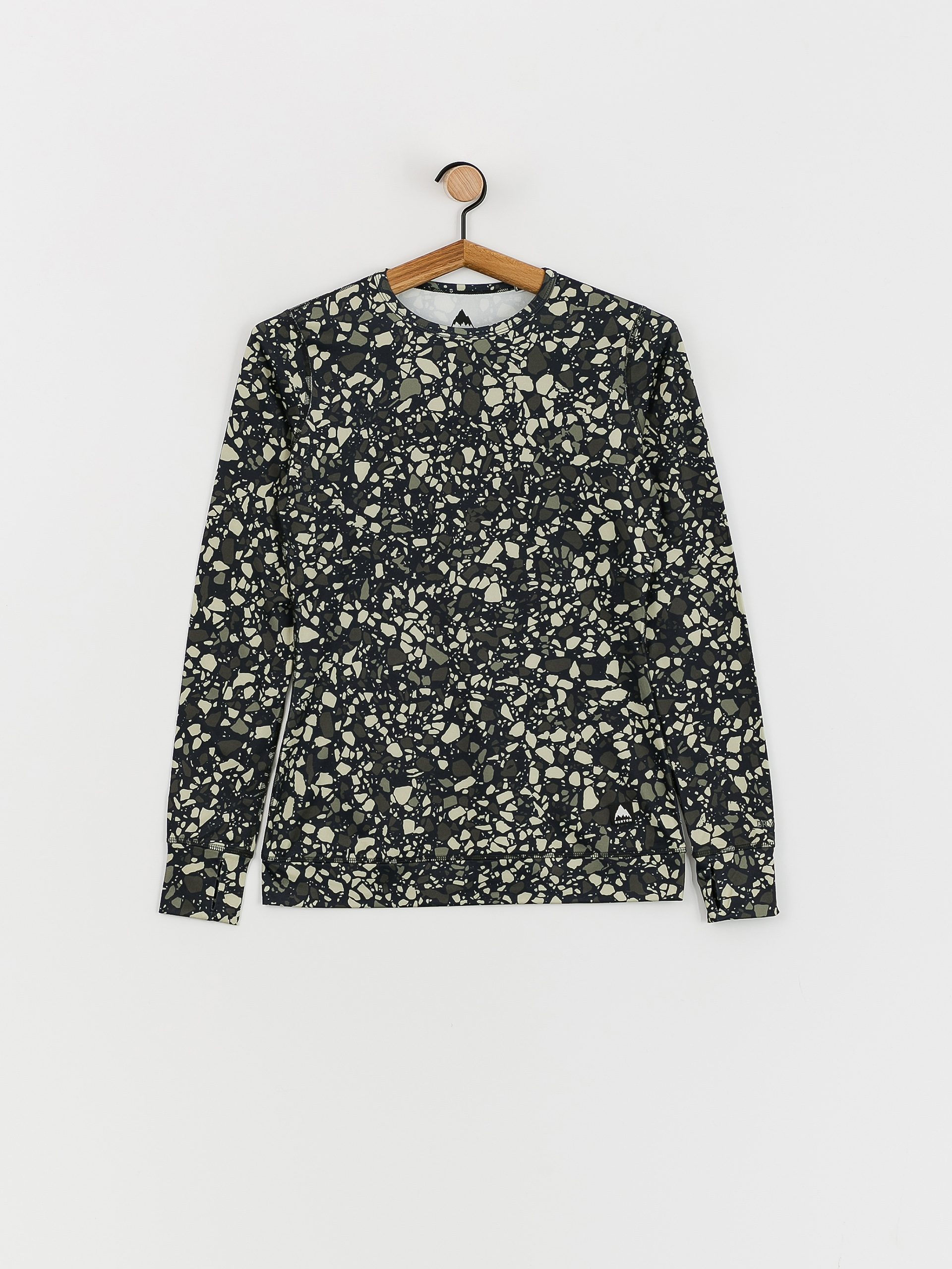 Női Burton Midweight Base Layer Crewneck Hosszú ujjú felső (sediment)