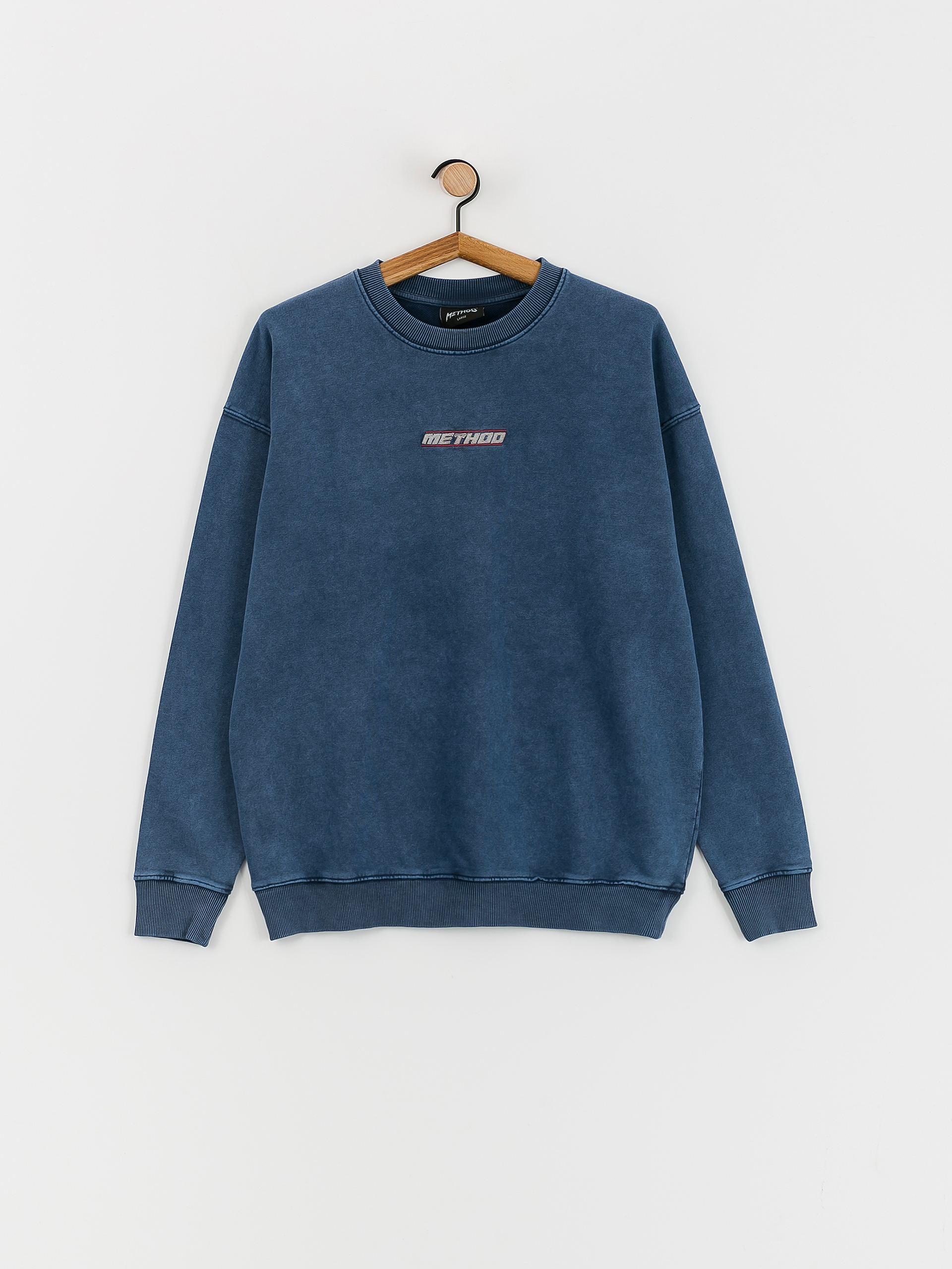 Method Hold Fast Crew Pulóver (washed navy)