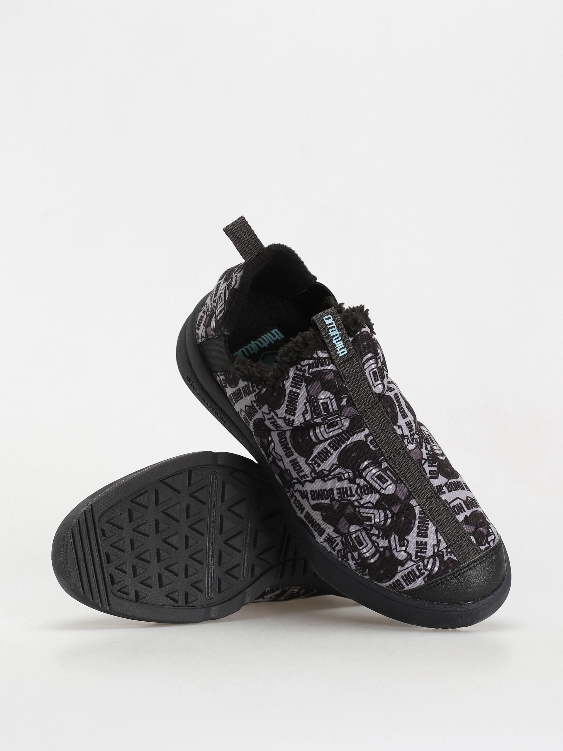 ThirtyTwo The Lounger X Bomb Hole Téli cipők (black/print)