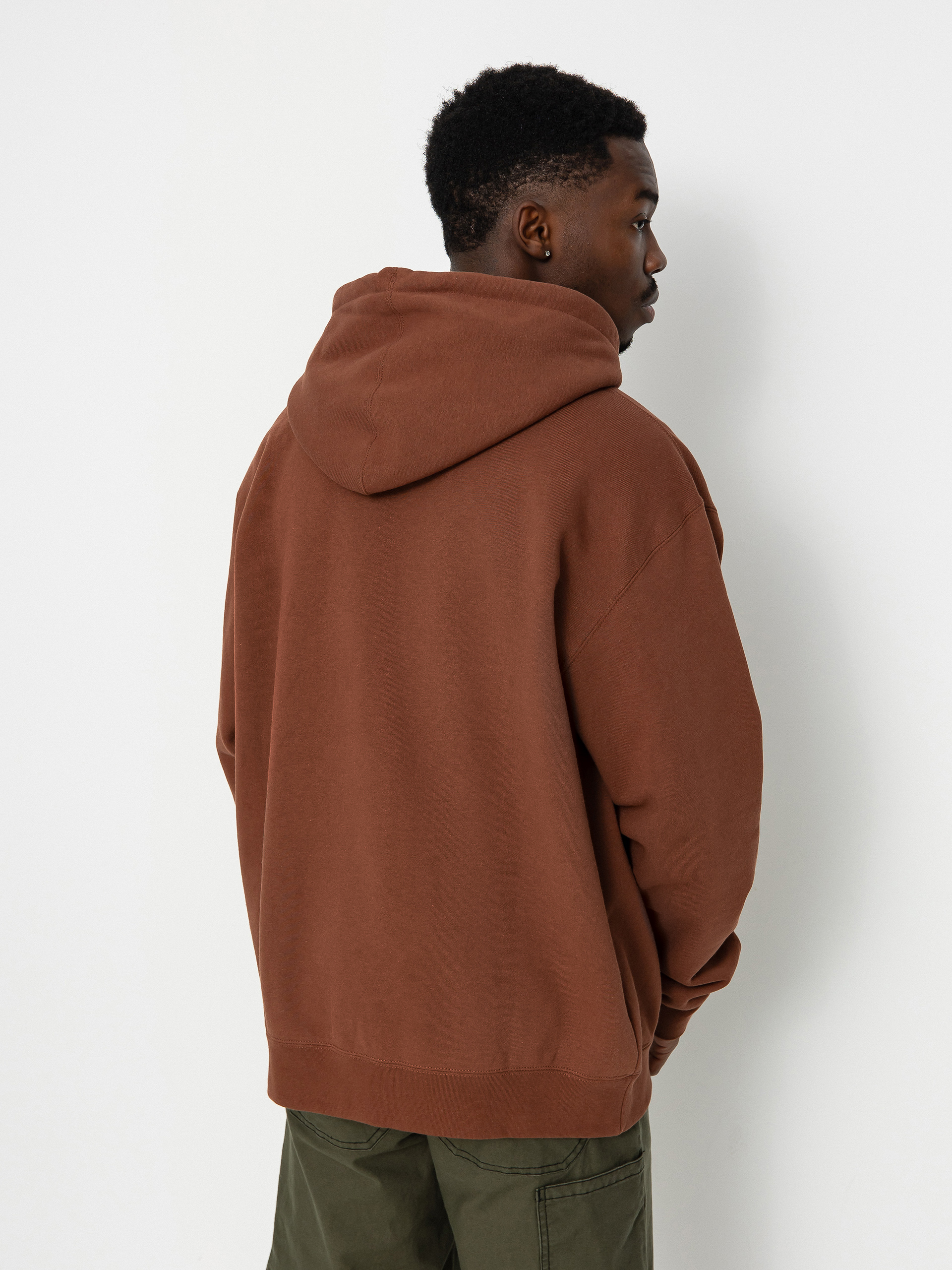 OBEY Lowercase HD Kapucnis pulóver (sepia)