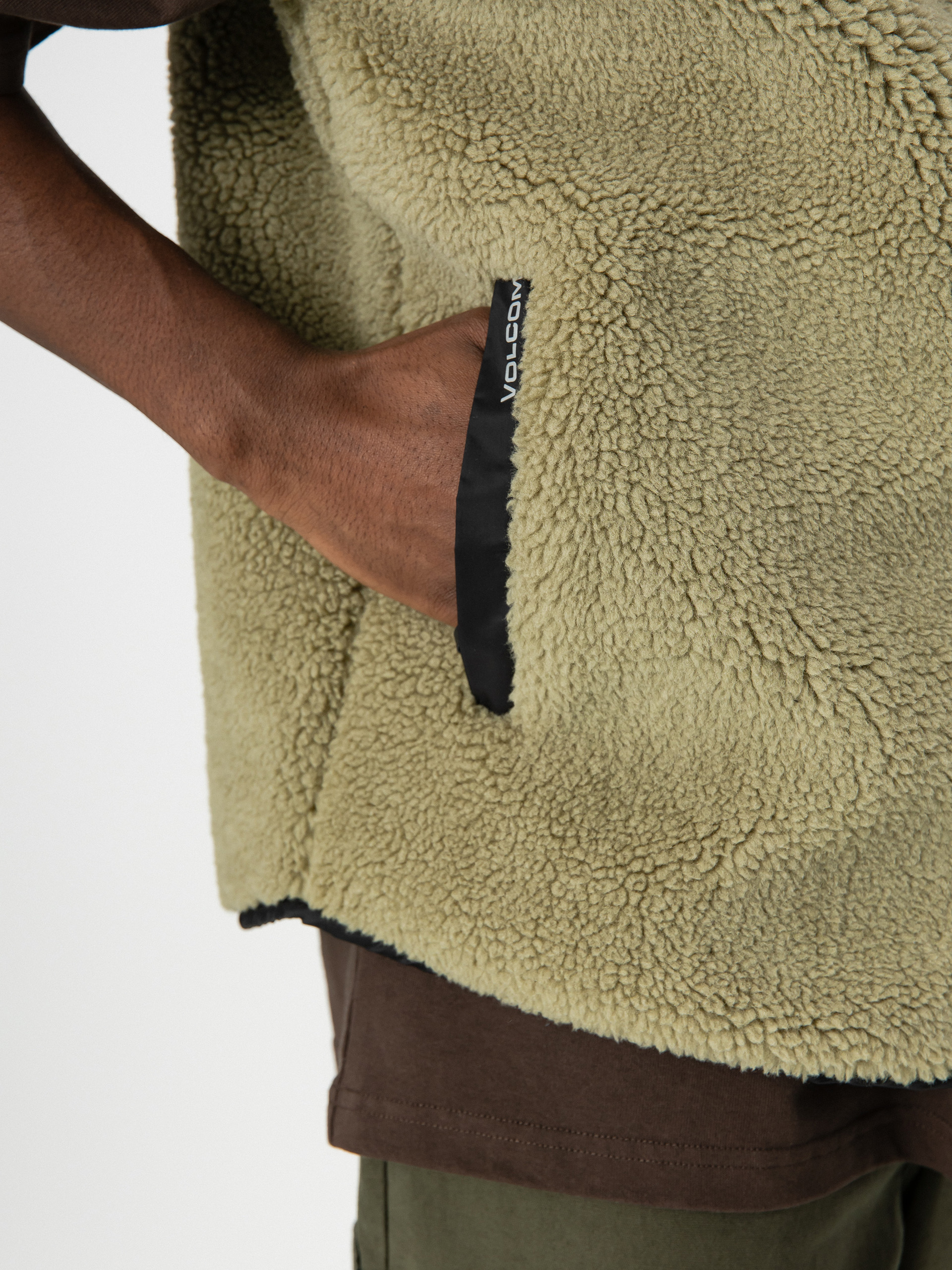 Volcom Archstone Vest Mellény (thyme green)