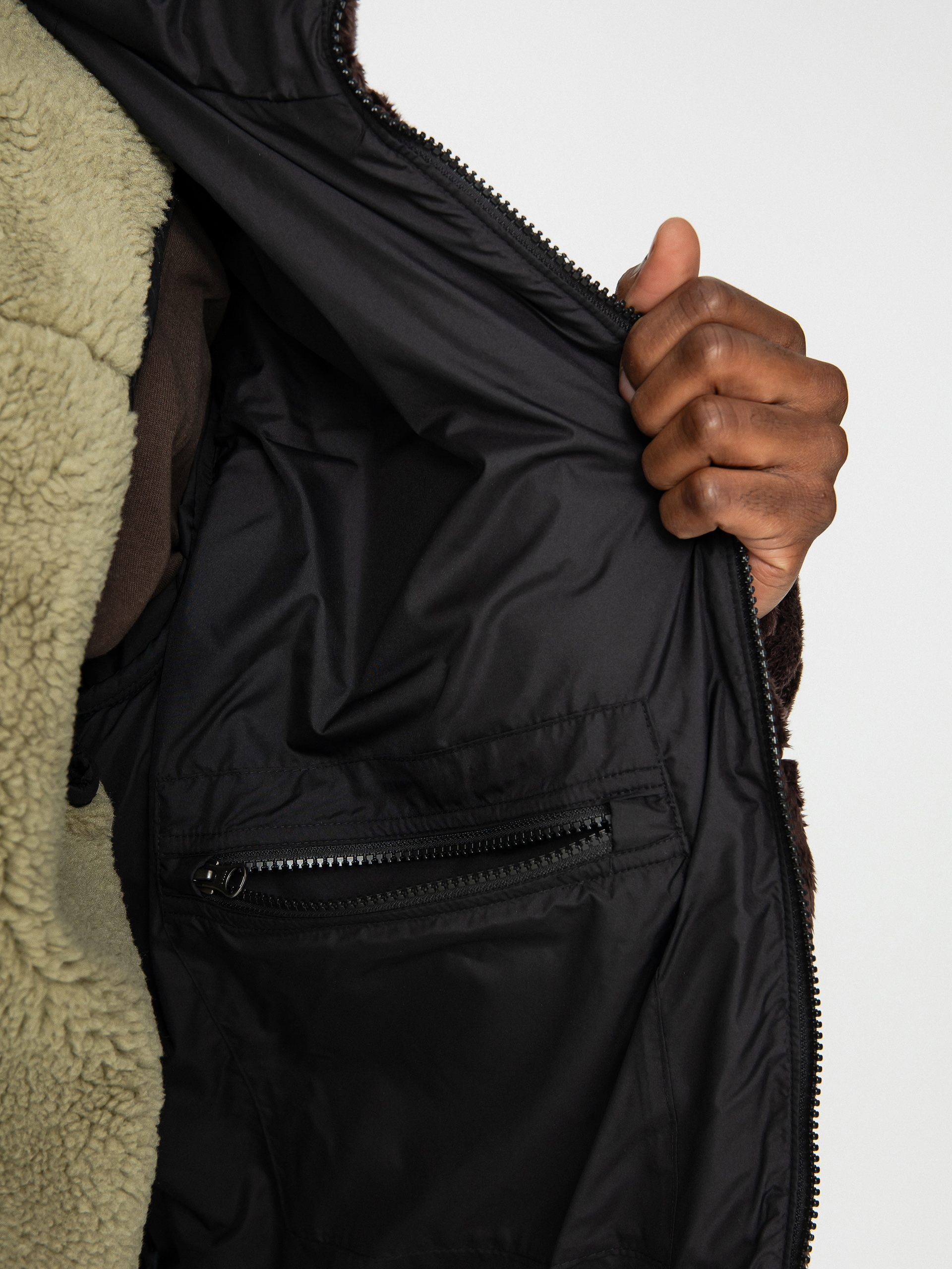 The North Face Versa Velour Nuptse Dzseki (coal brown)