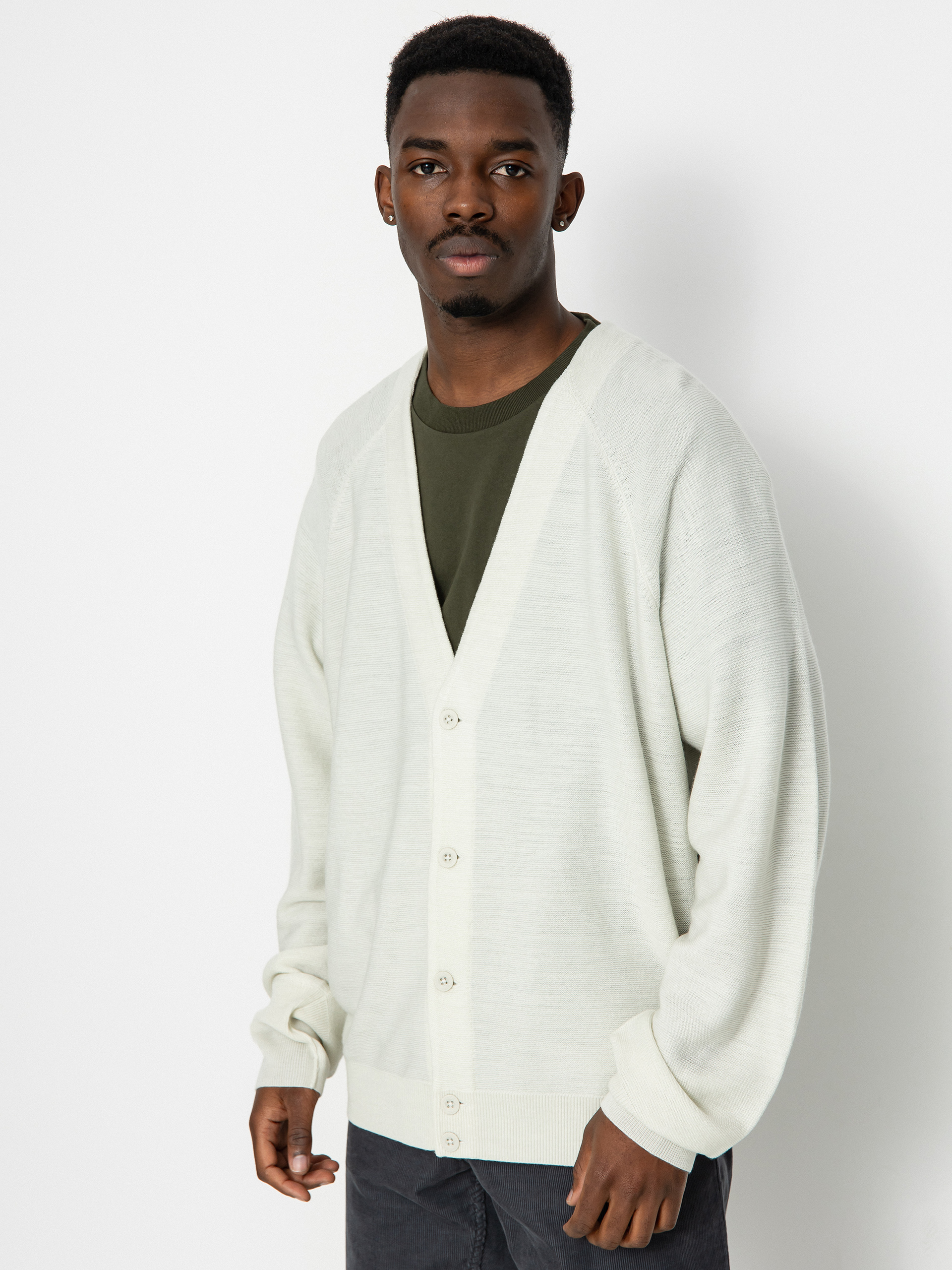 Nike SB Cardigan Pulóver (light bone/white)