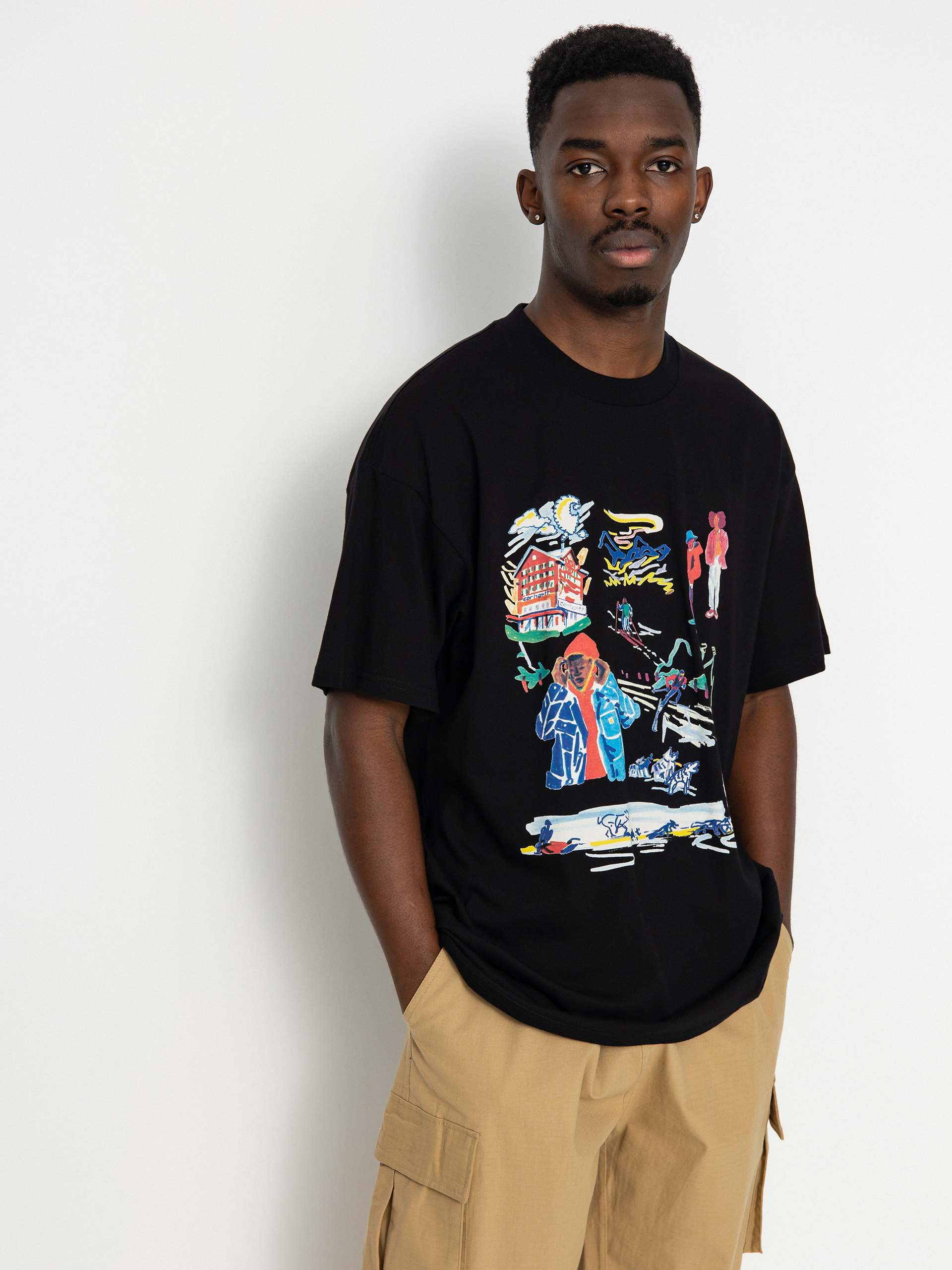 Carhartt WIP Ollie Mac Chalet Póló (black)