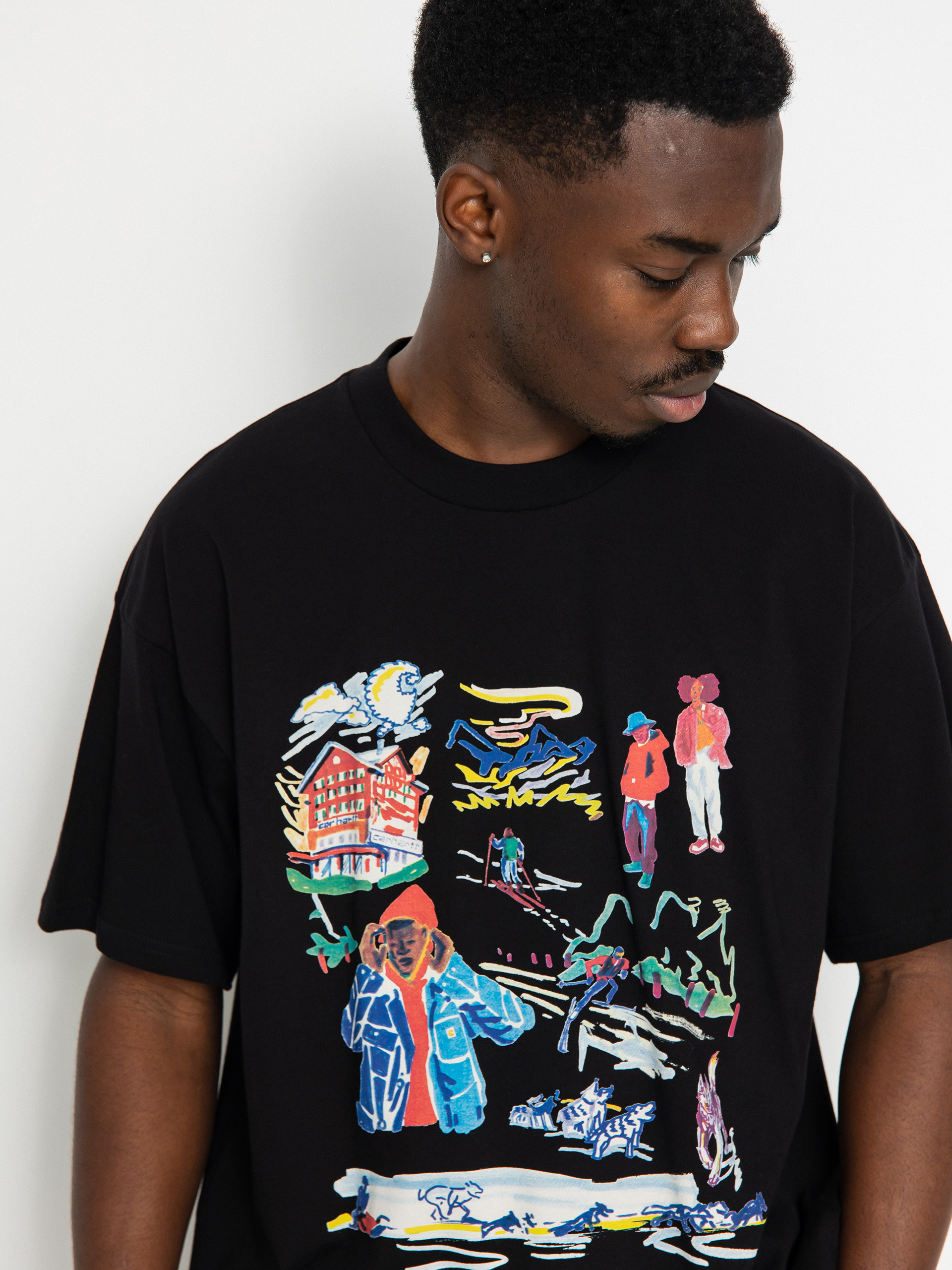 Carhartt WIP Ollie Mac Chalet Póló (black)