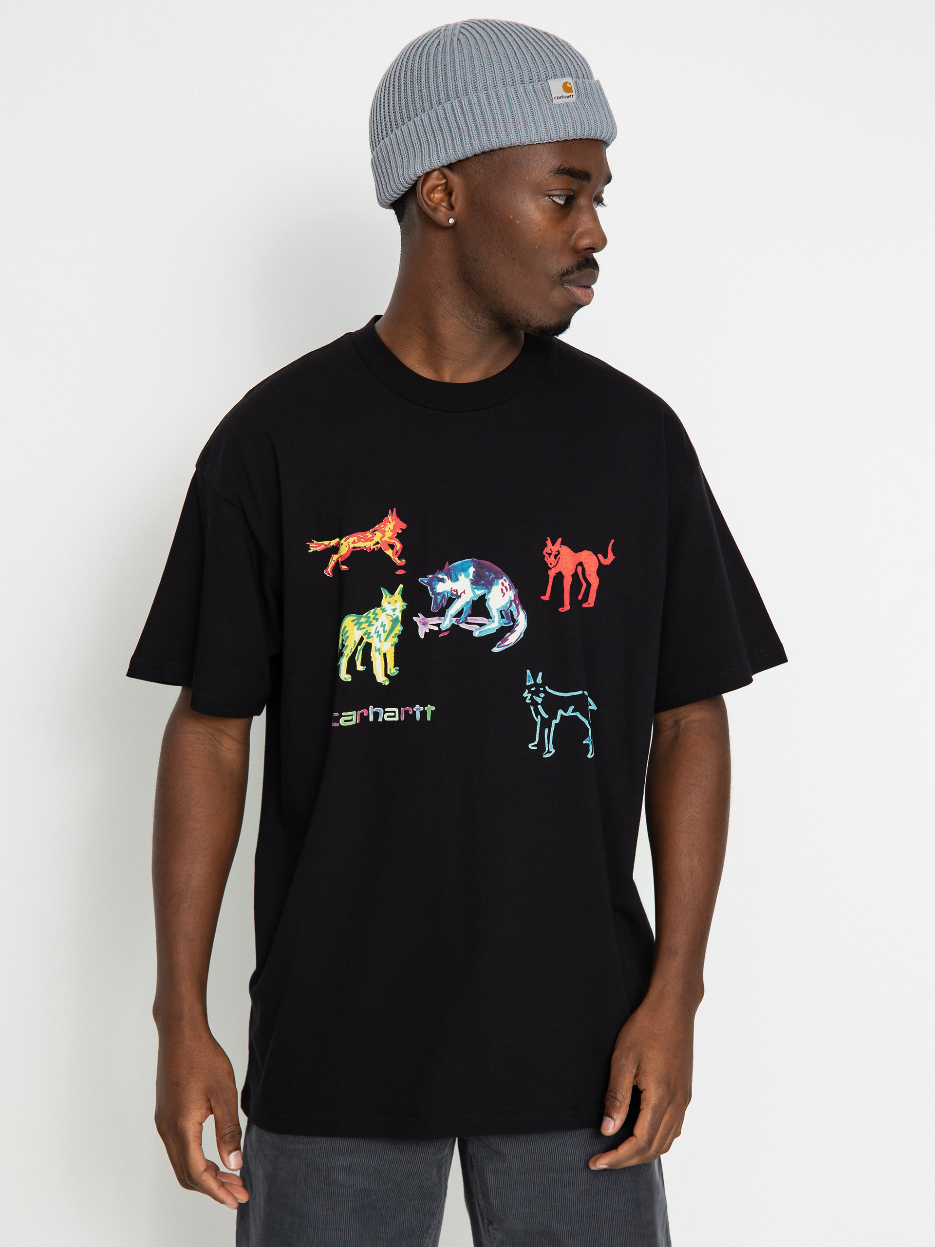 Carhartt WIP Ollie Mac Huskies Póló (black)