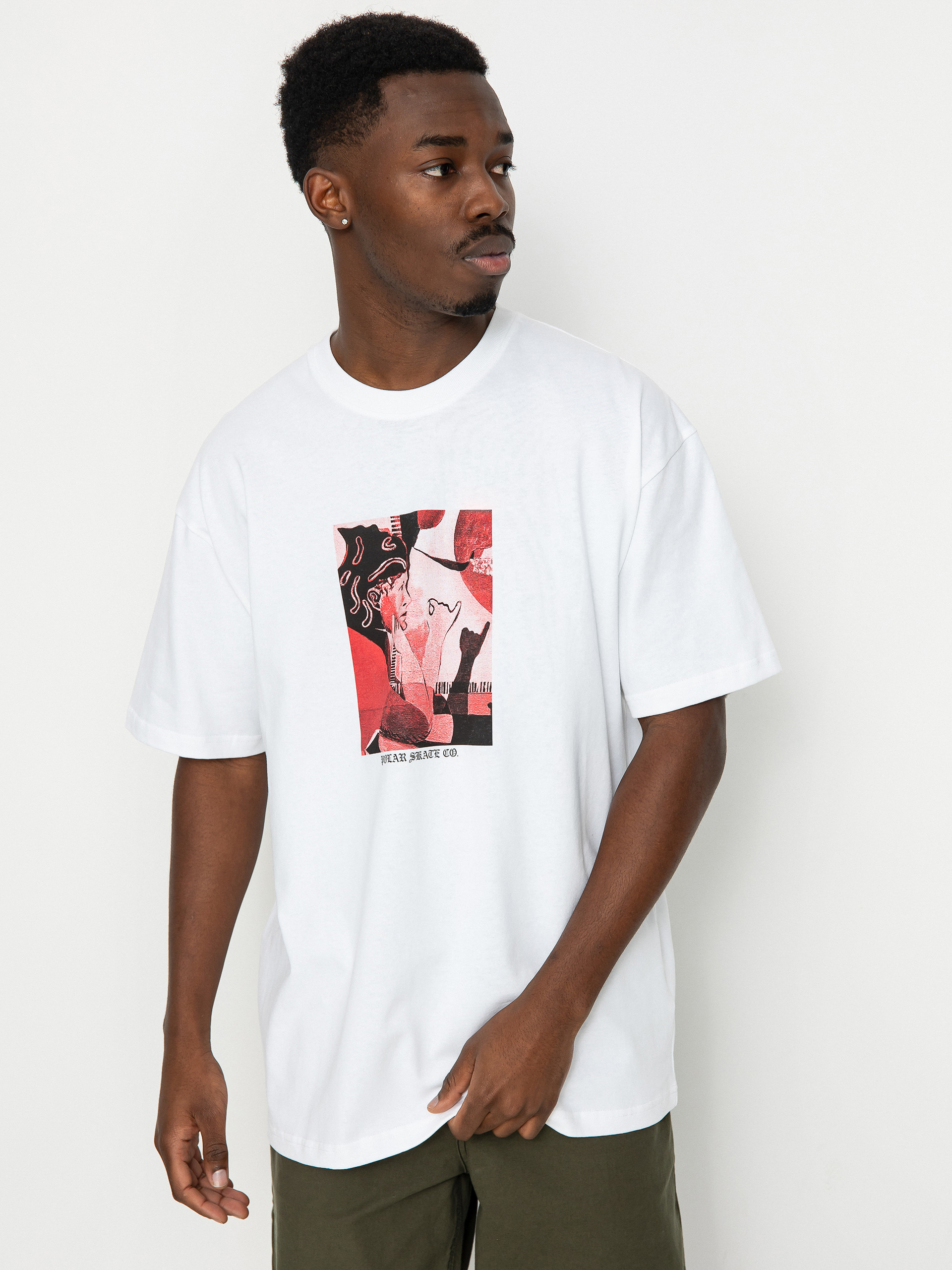 Polar Skate Contact Póló (white)