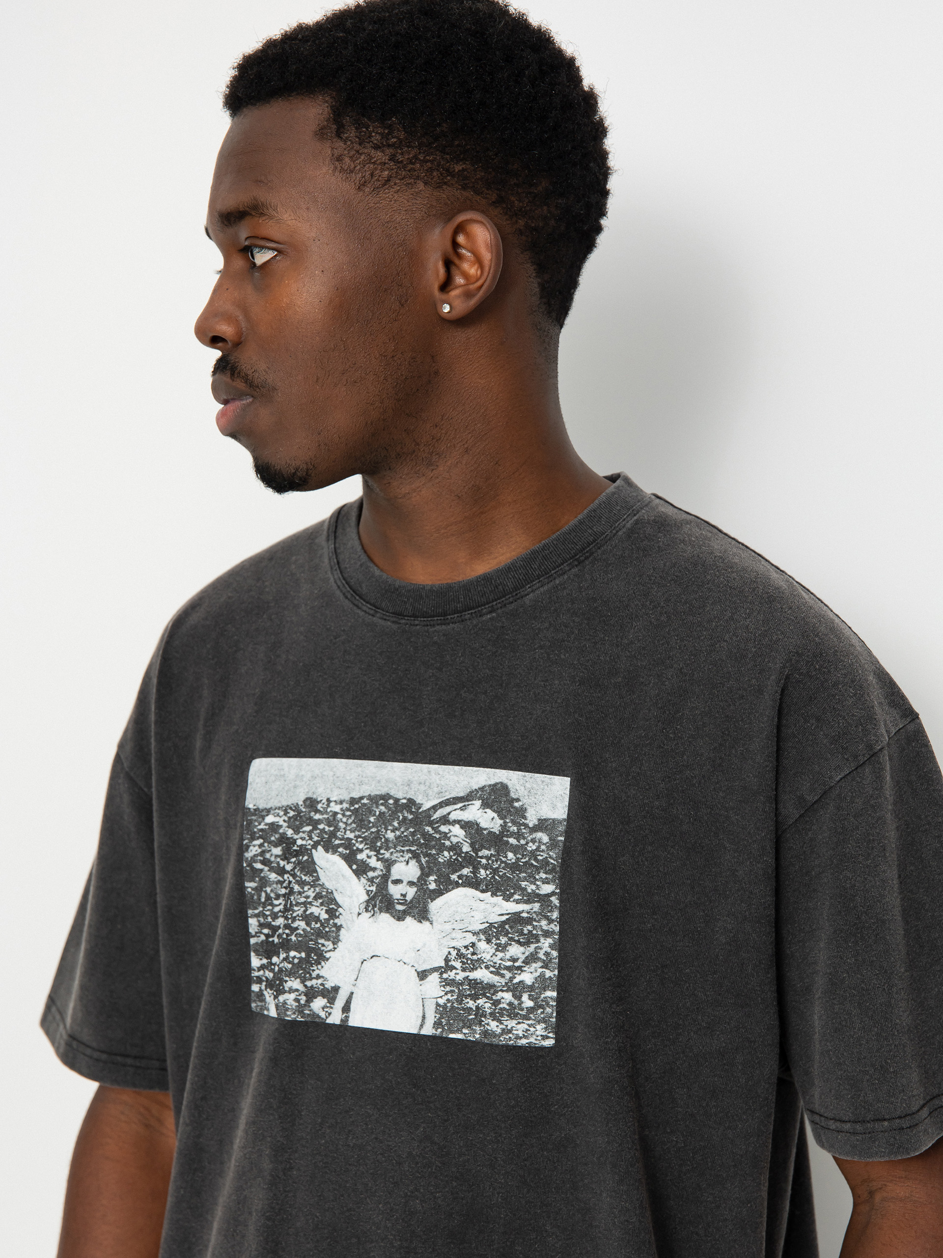 Polar Skate Angel Póló (silver black)