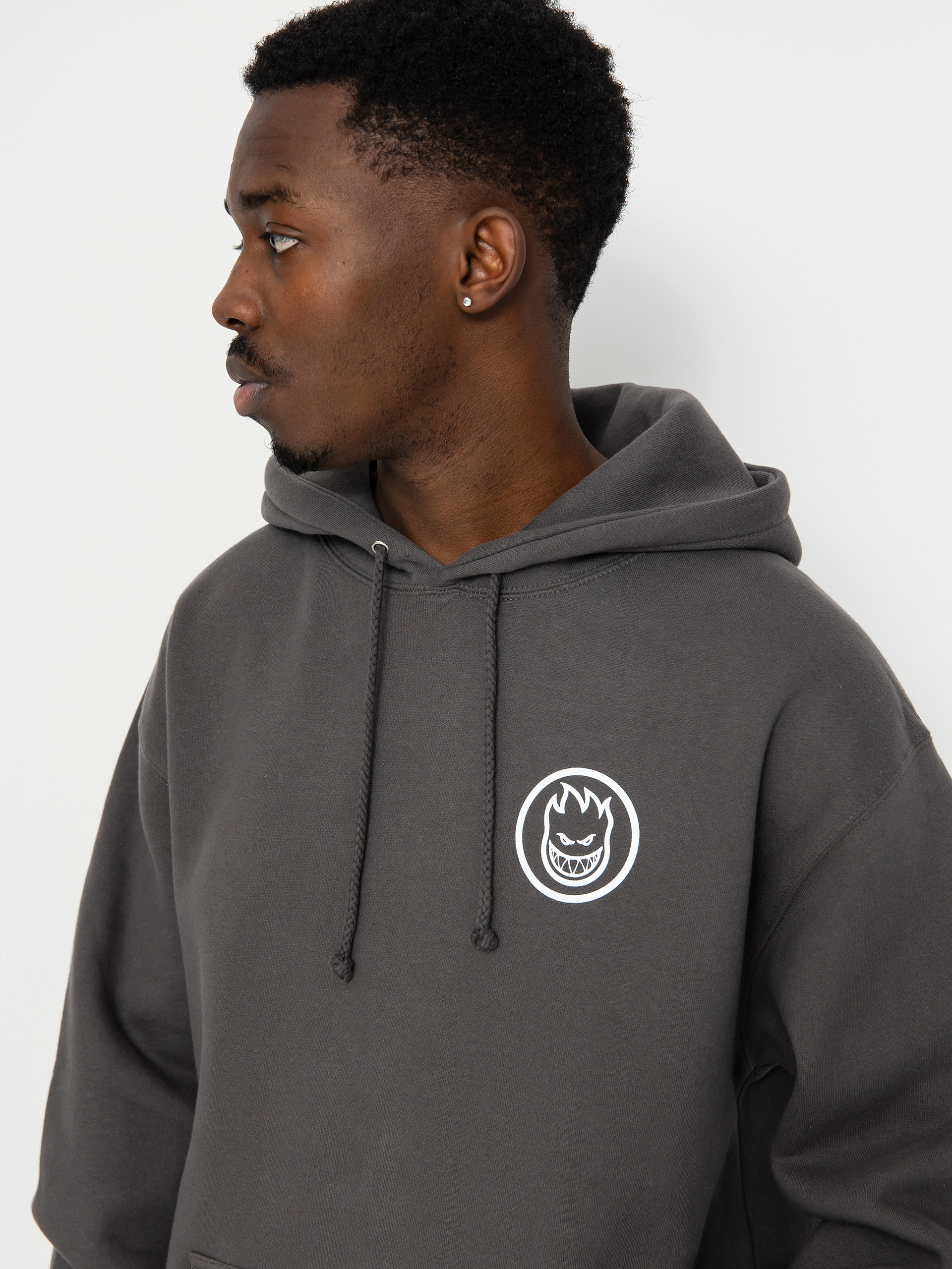 Spitfire Swrld Cls HD Kapucnis pulóver (charcoal/white)