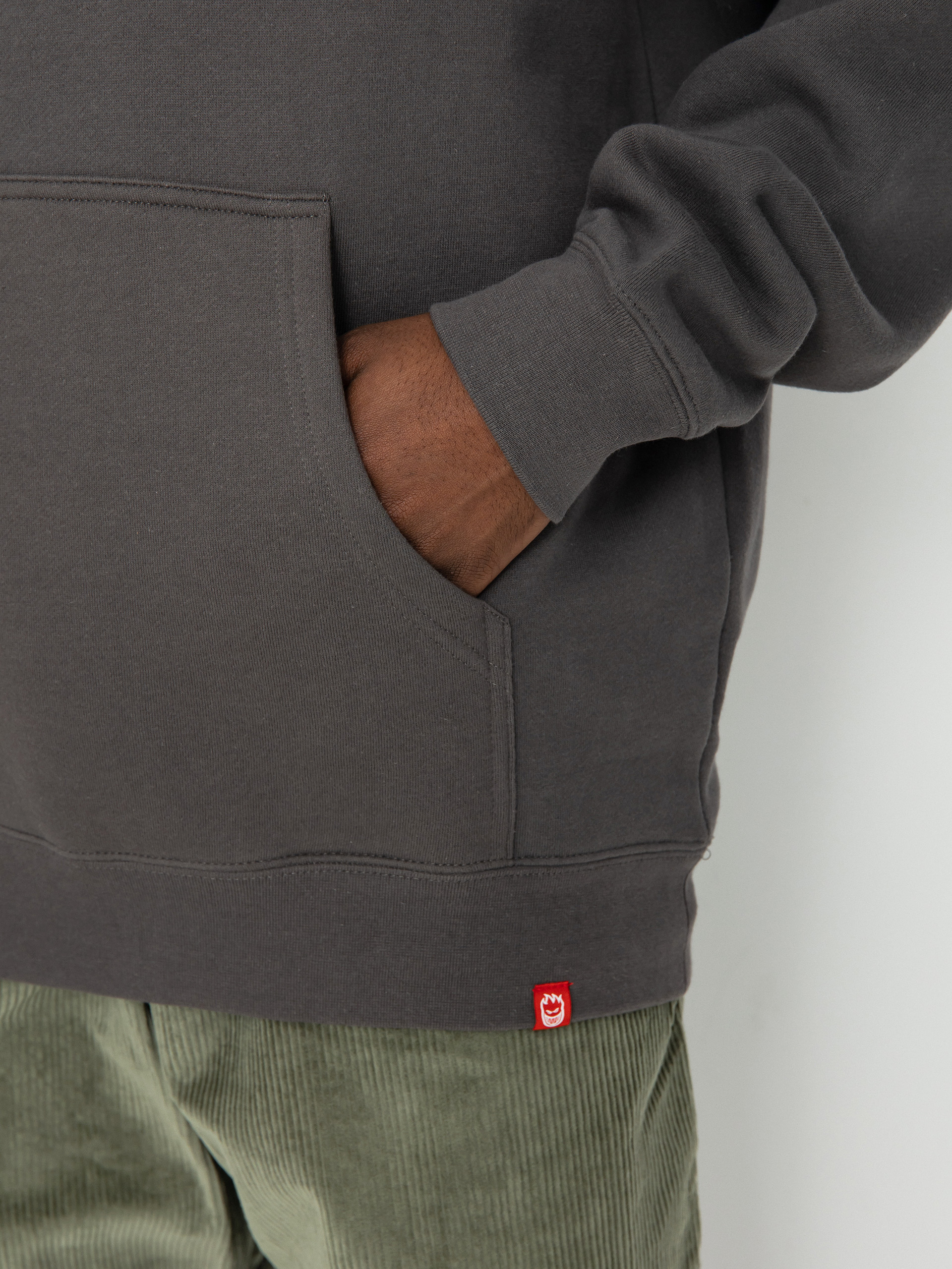 Spitfire Swrld Cls HD Kapucnis pulóver (charcoal/white)