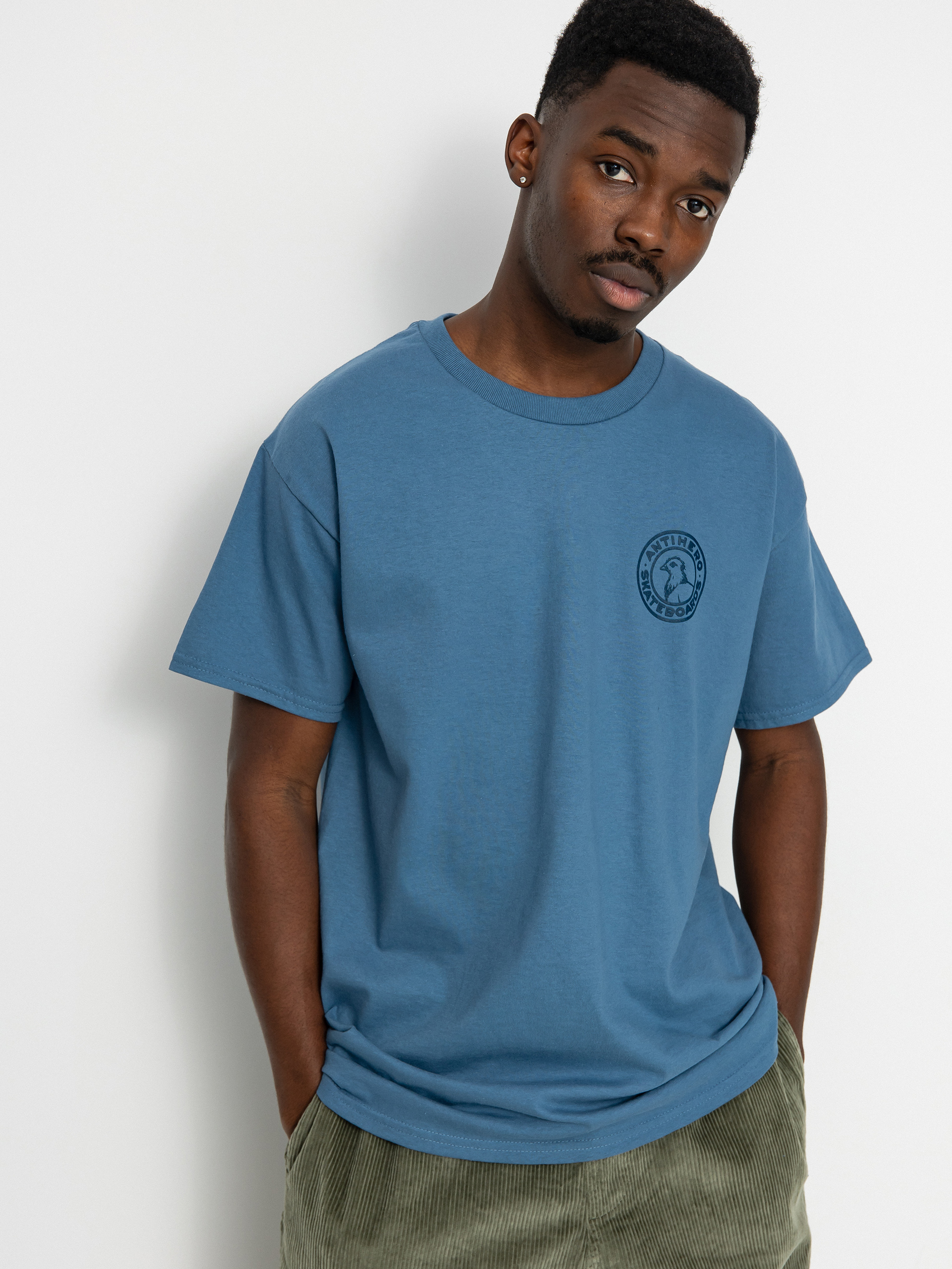Antihero Basic Pigeon Rnd Db Póló (blue/navy)