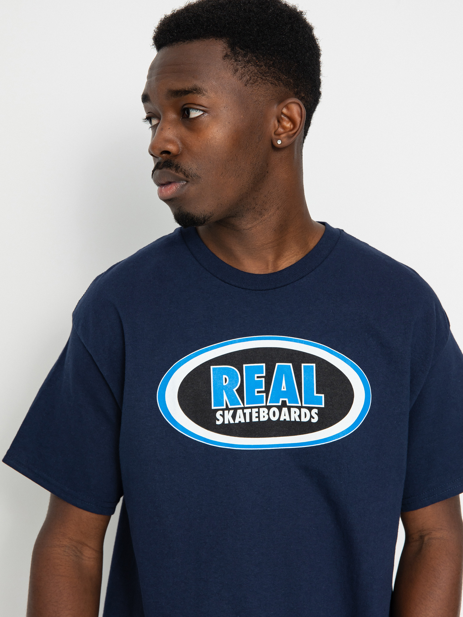 Real Oval Póló (navy/blue/black/white)