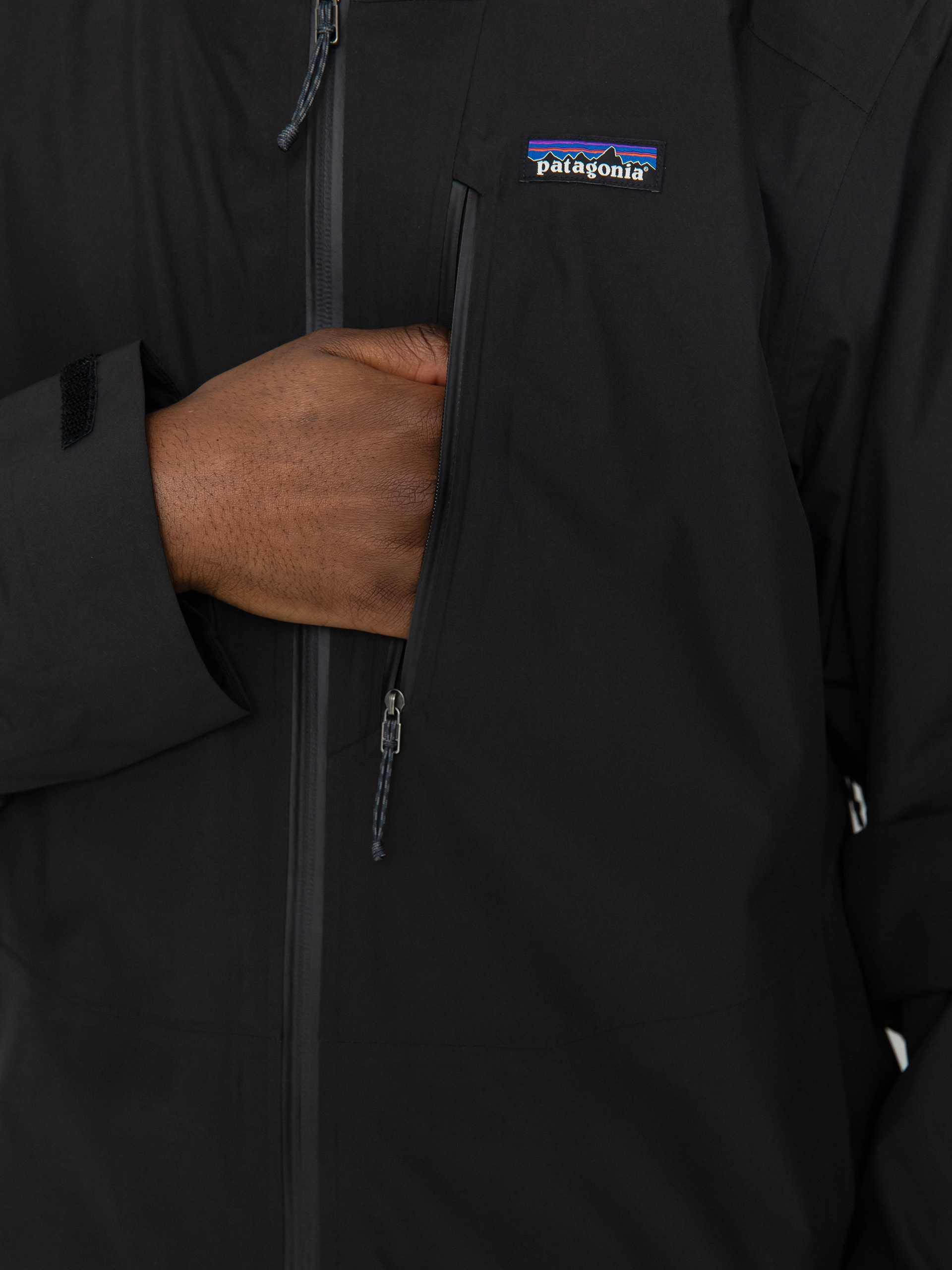 Férfi Patagonia Powder Town Snowboard dzseki (black)