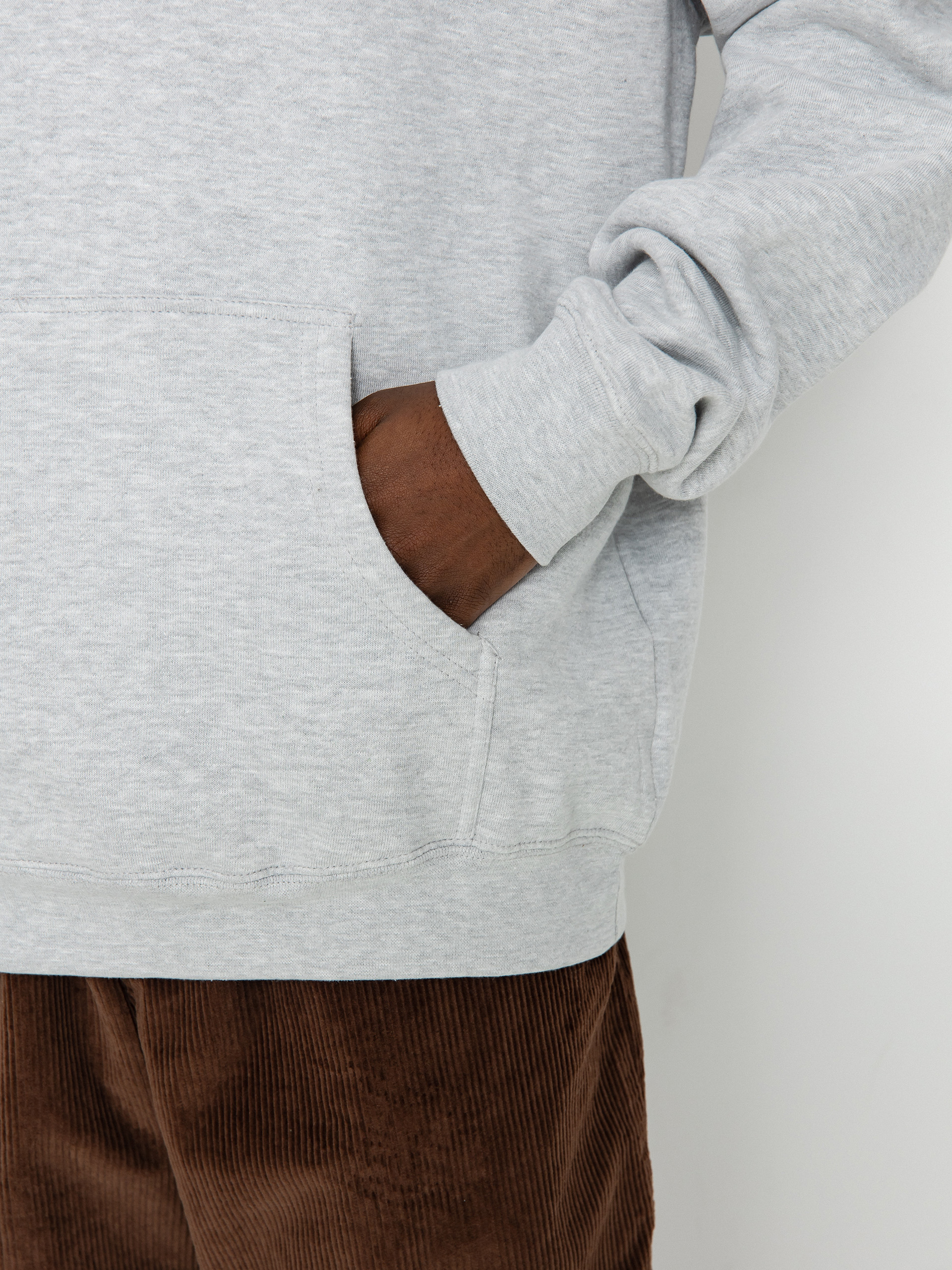 Santa Cruz X Thrasher Screaming Logo HD Kapucnis pulóver (grey hthr)