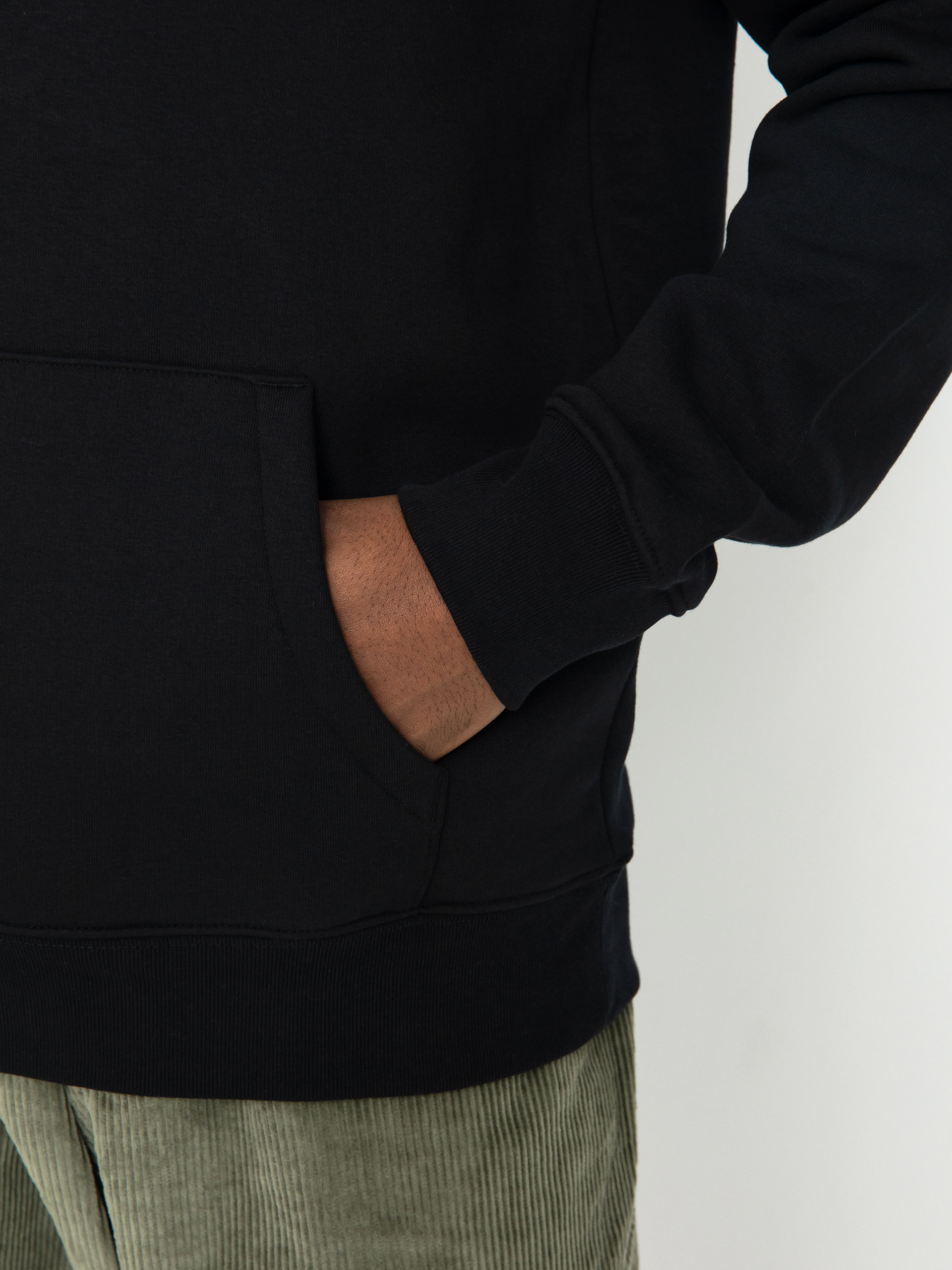 Poetic Collective Box HD Kapucnis pulóver (black/white)