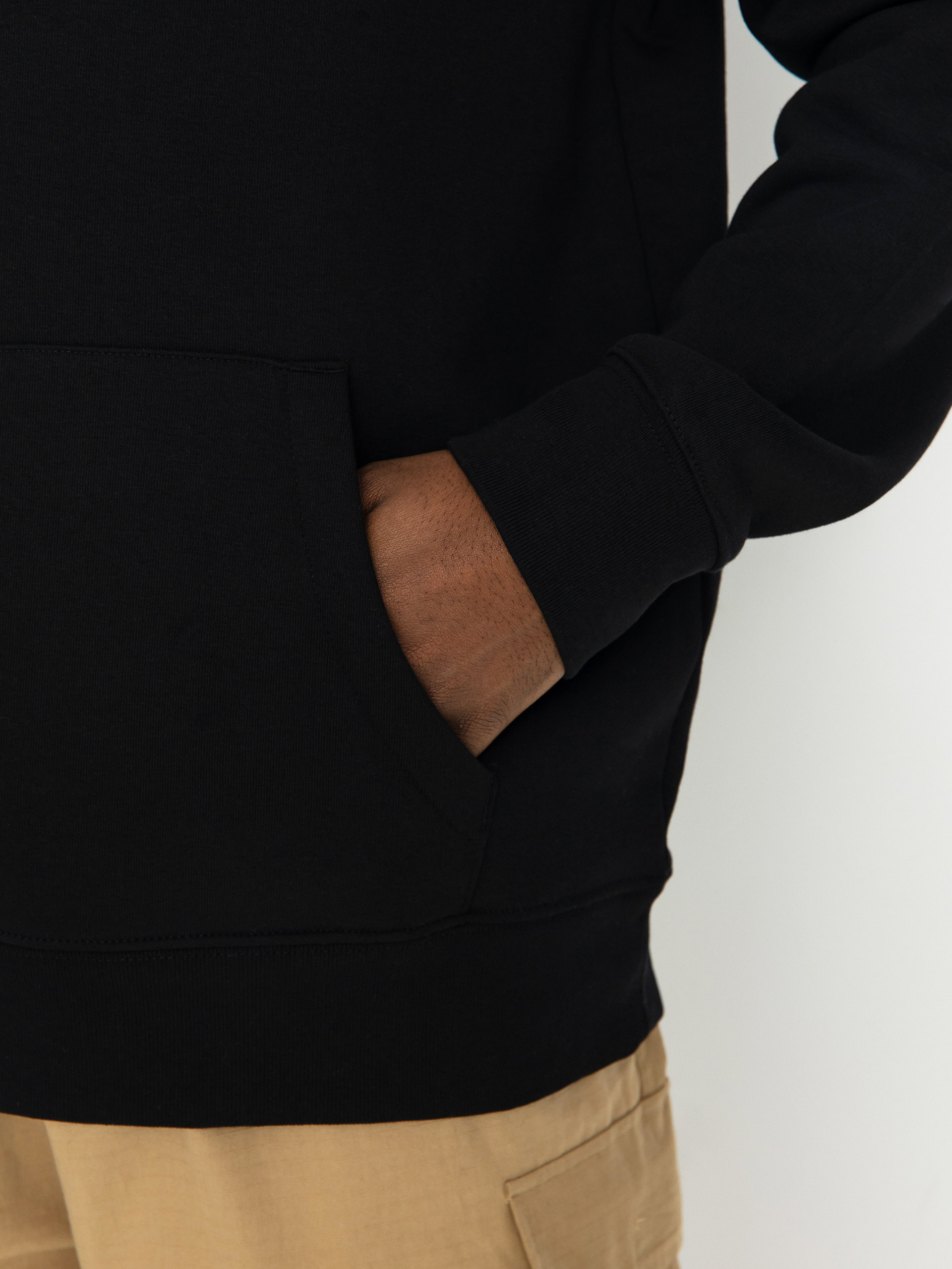 Poetic Collective Flower HD Kapucnis pulóver (black)