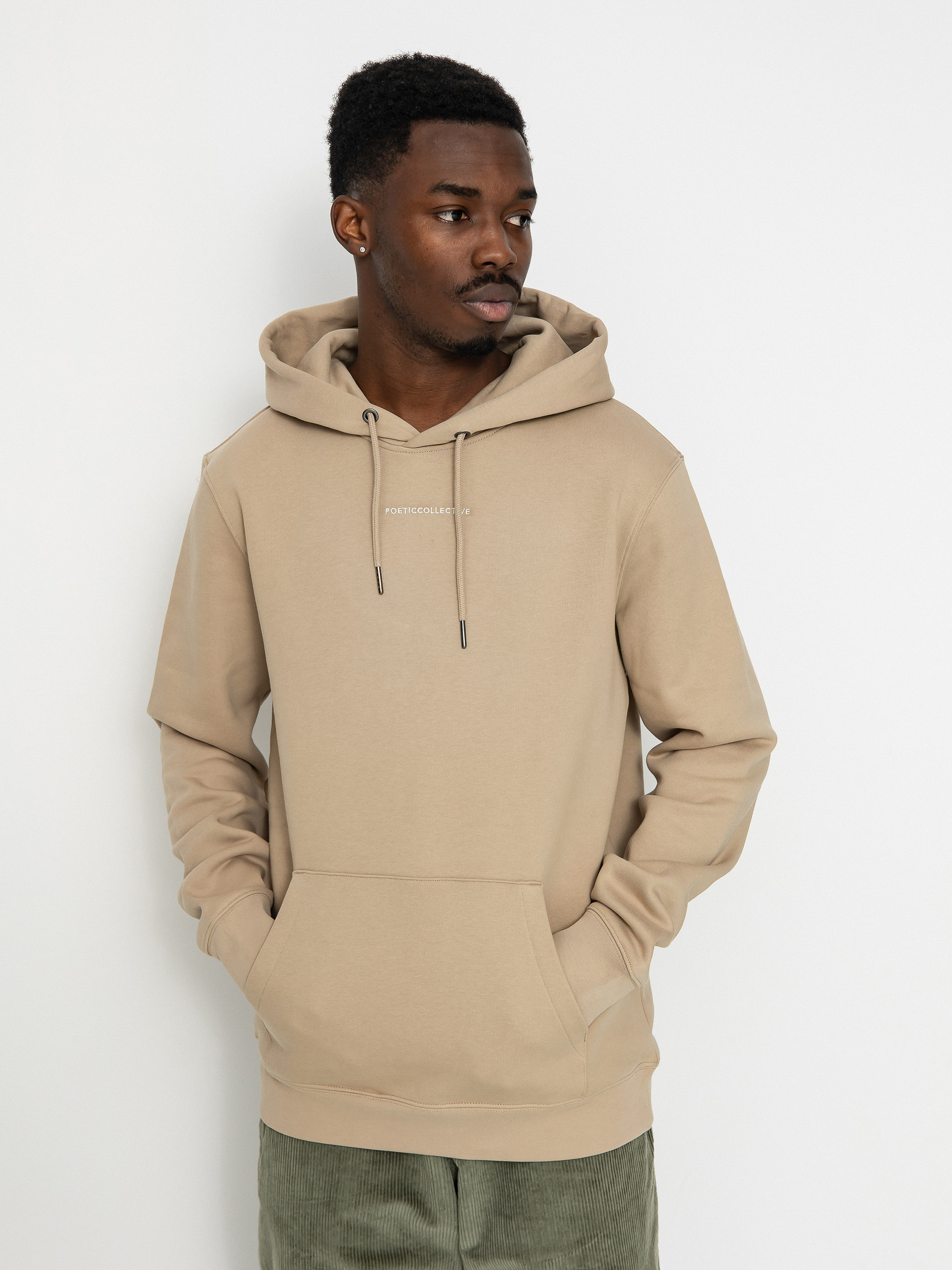 Poetic Collective Cloud HD Kapucnis pulóver (brown)