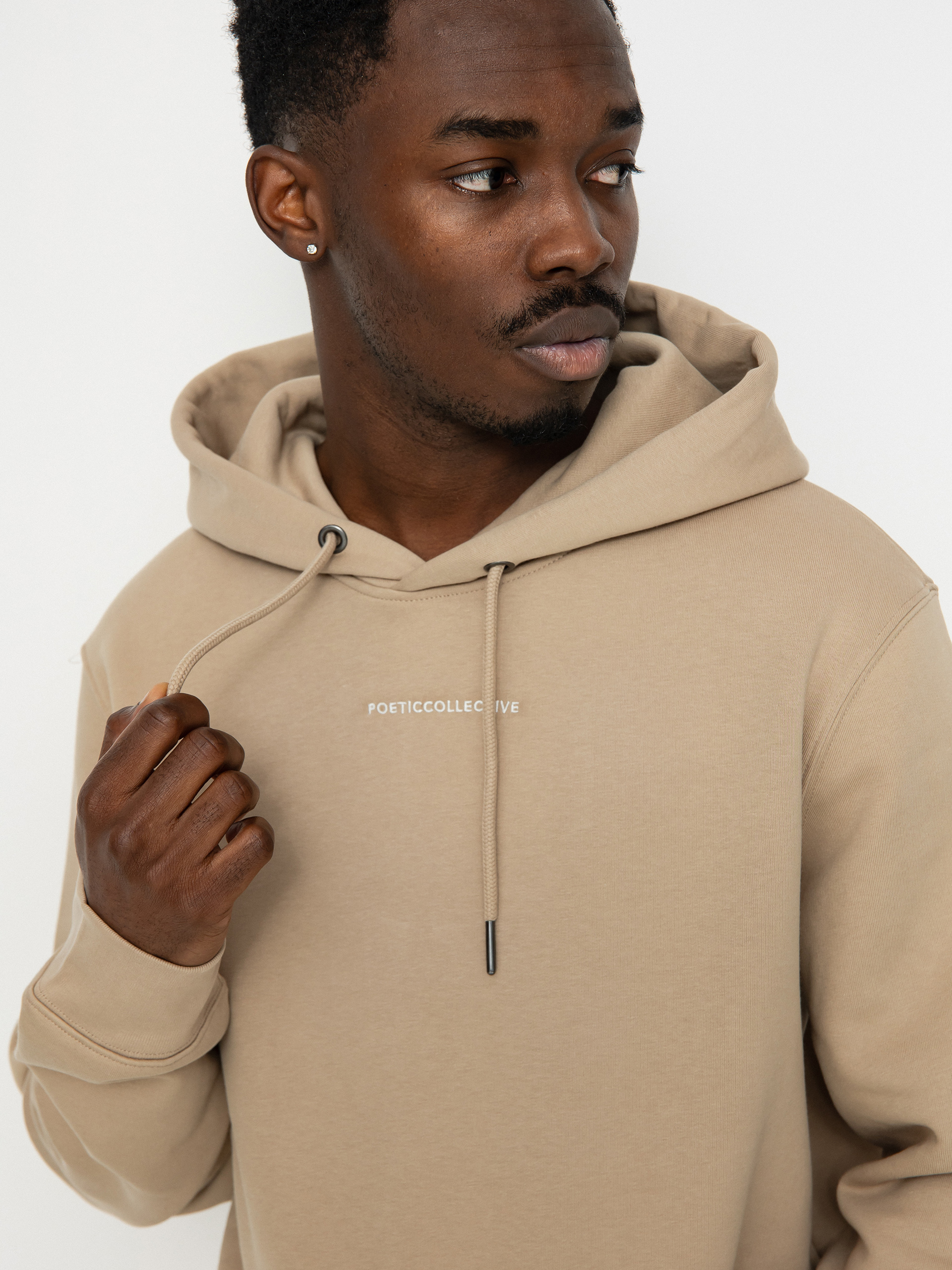Poetic Collective Cloud HD Kapucnis pulóver (brown)