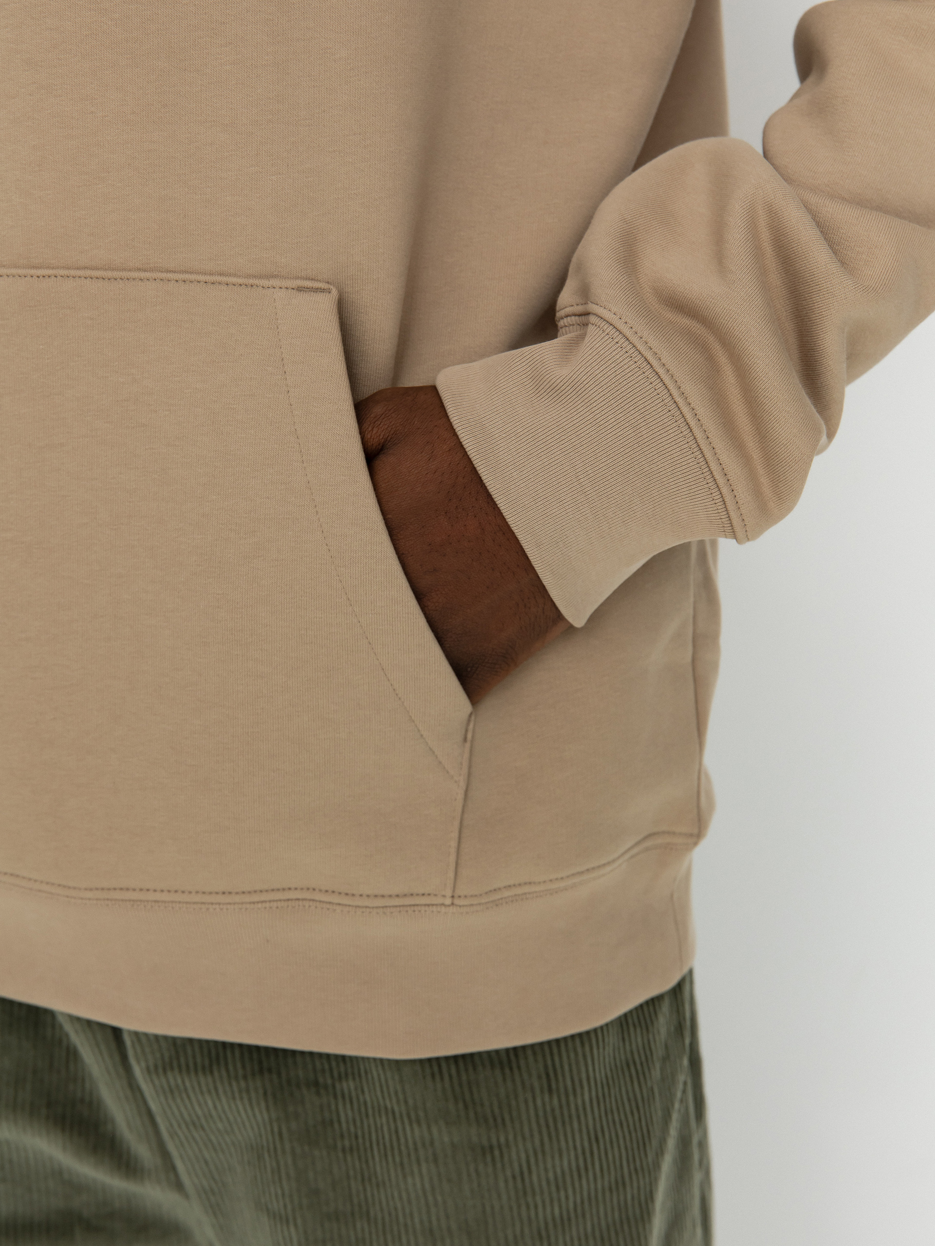 Poetic Collective Cloud HD Kapucnis pulóver (brown)