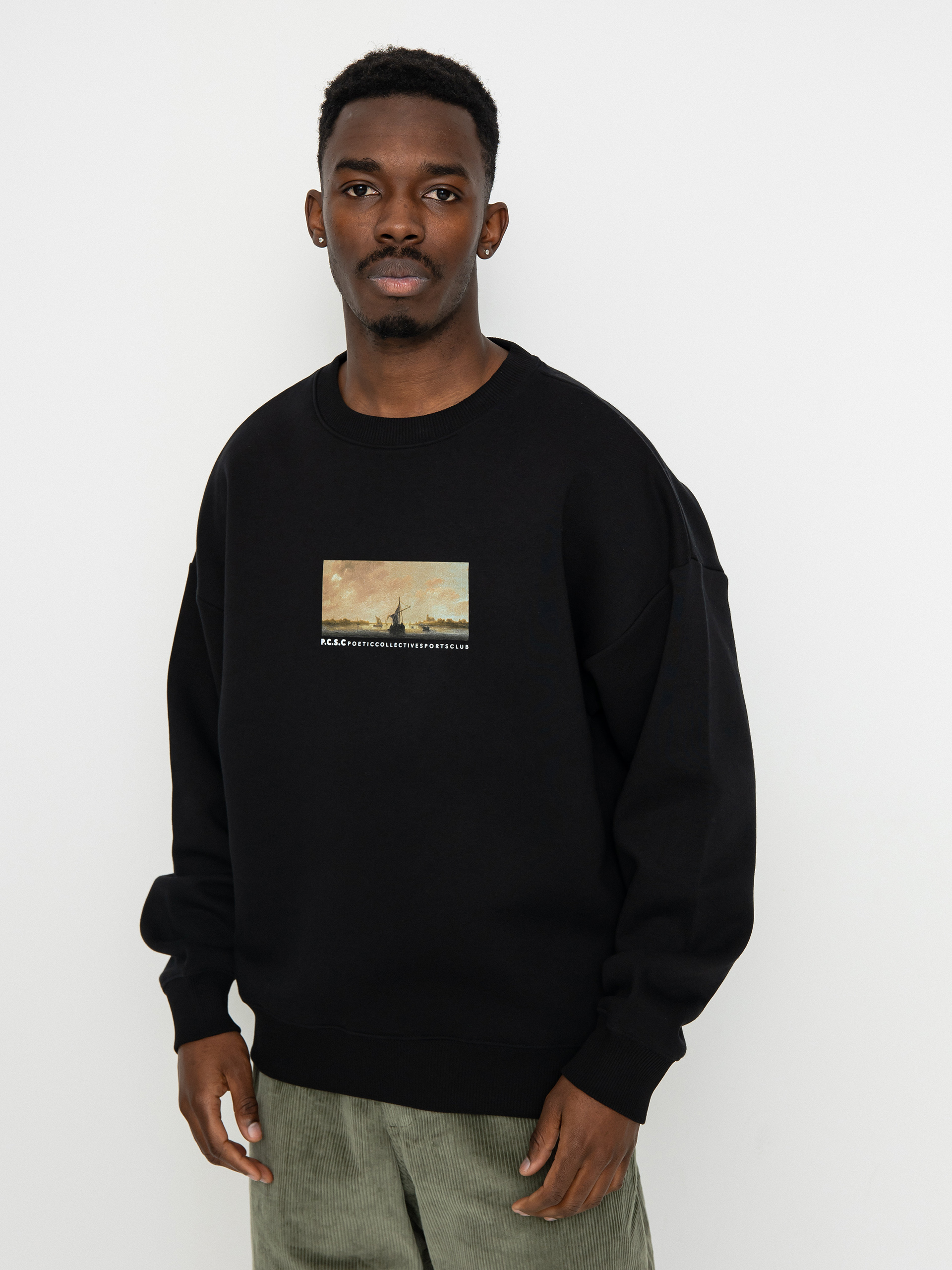 Poetic Collective P.C.S.C Pulóver (black)